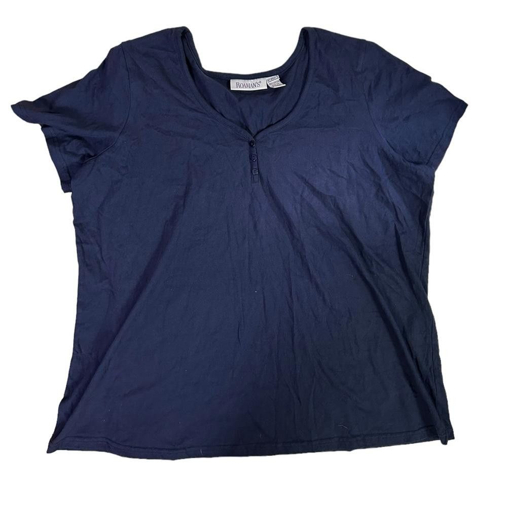 Designer Roaman’s l Bundle of 4 Tops Size 2X Size XXL / US 16-18 / IT 52-54 - 2 Thumbnail
