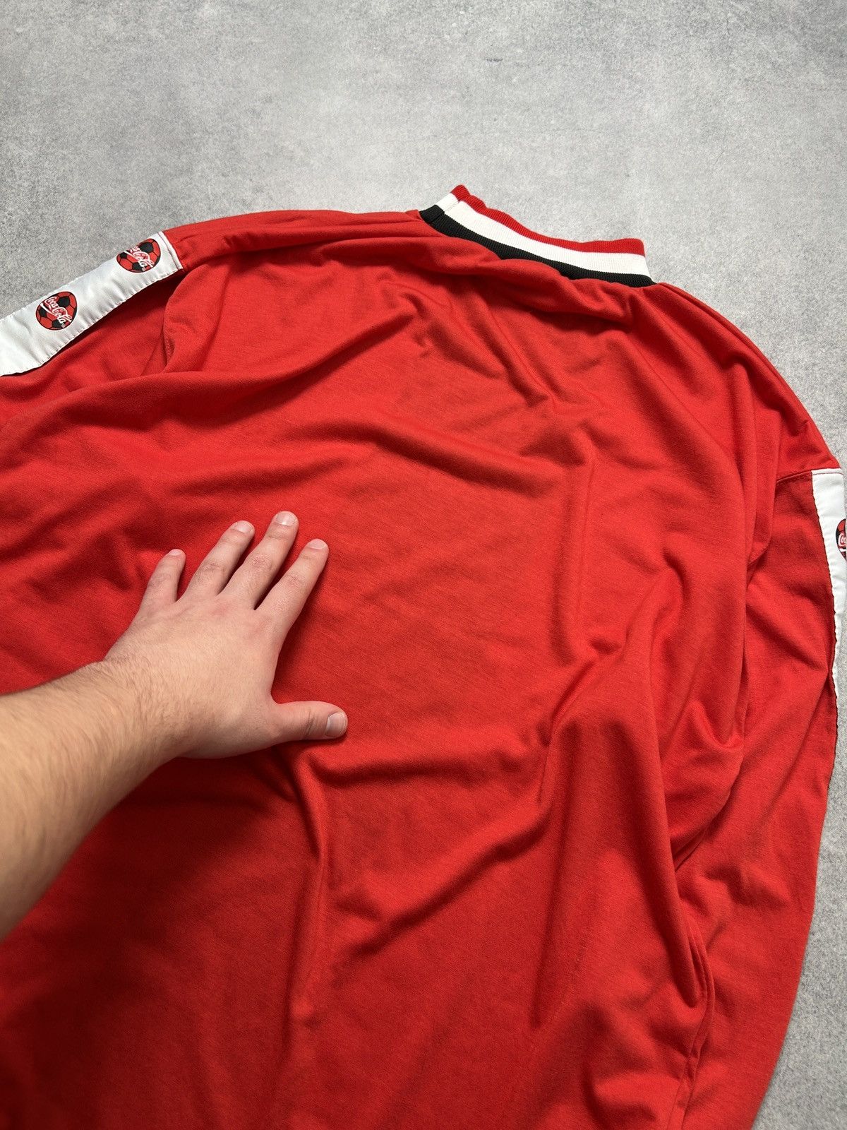 Coca Cola Vintage Coca & Cola Euro 2000 Uefa jersey official licensed Size US L / EU 52-54 / 3 - 5 Thumbnail