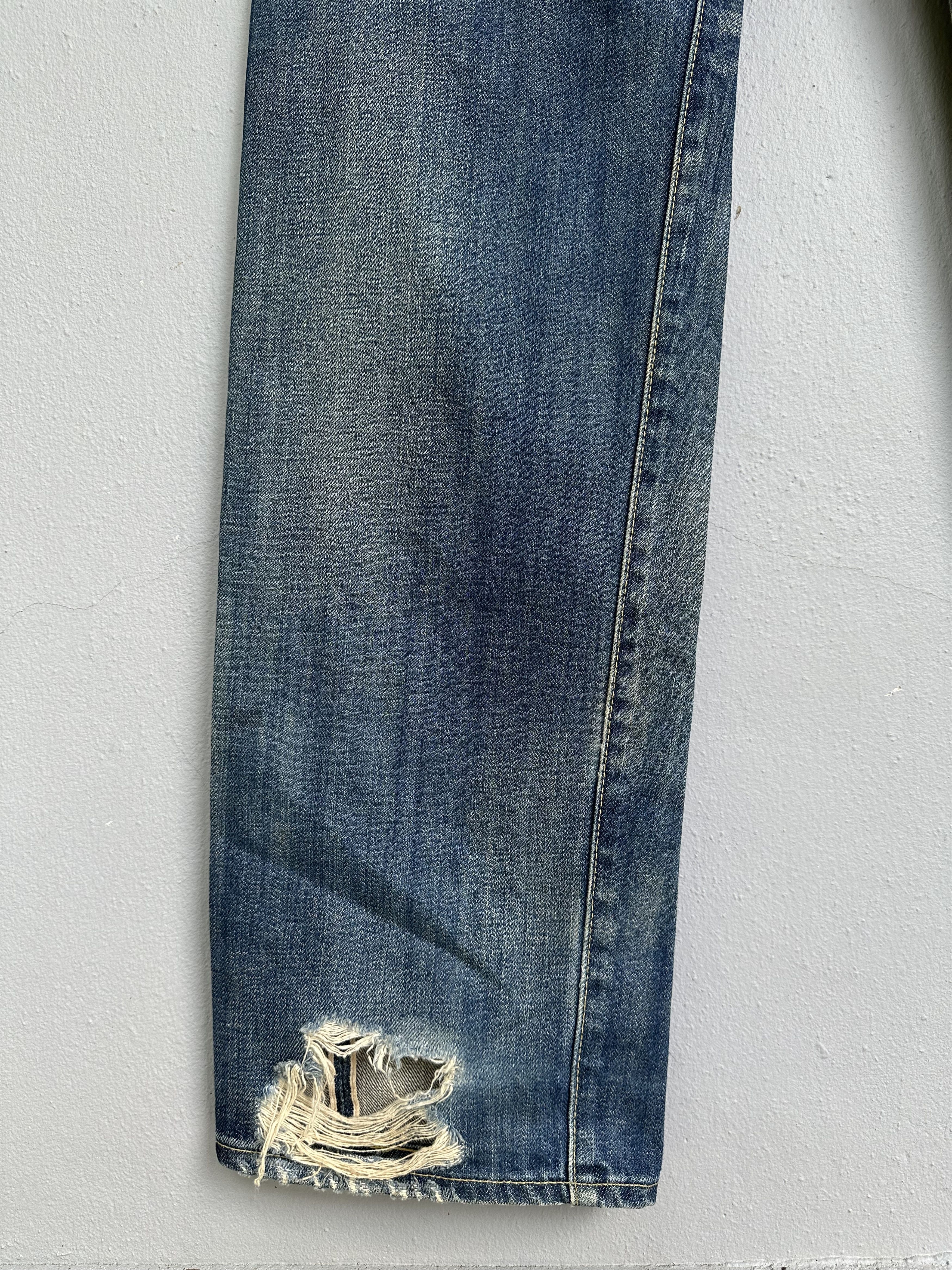 Levi's Vintage Clothing Vintage Levi's 501 Big E 1971 Distressed Reproduction Jeans Size US 34 / EU 50 - 17 Thumbnail