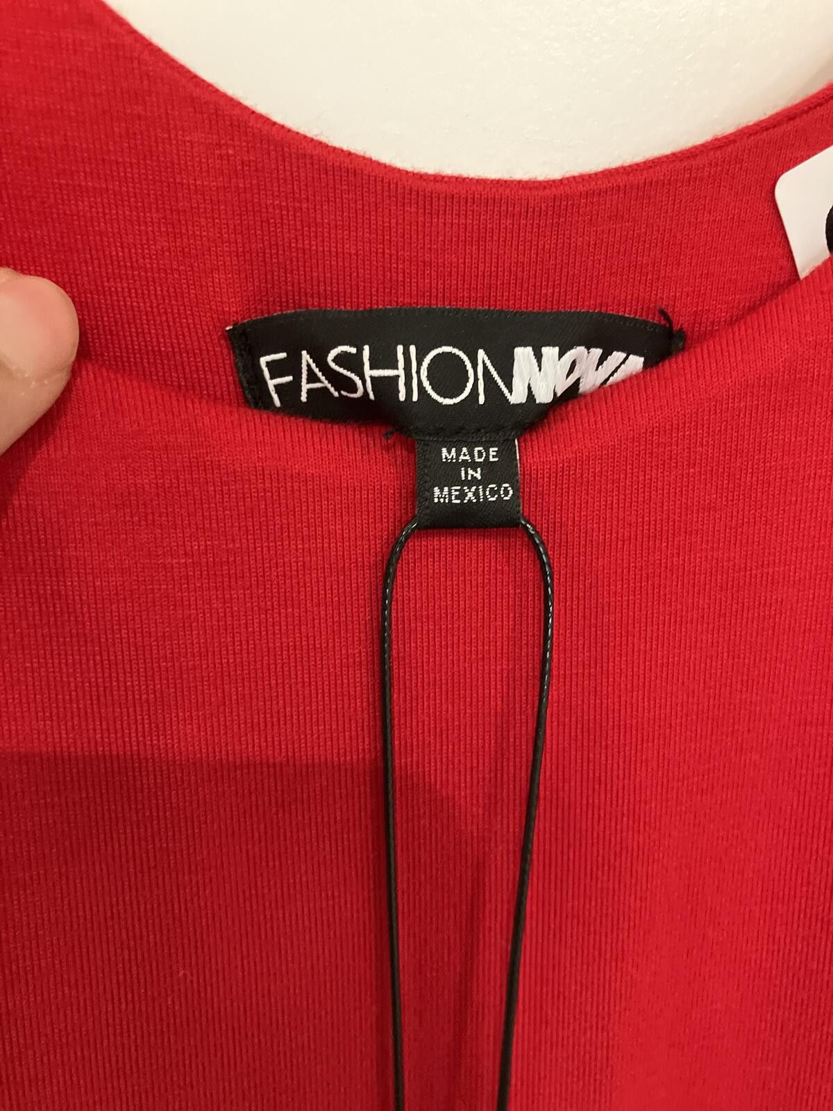 Fashion Nova NWT Fashion Nova Red Sleeveless Bodycon Dress Size XS / US 0-2 / IT 36-38 - 3 Thumbnail