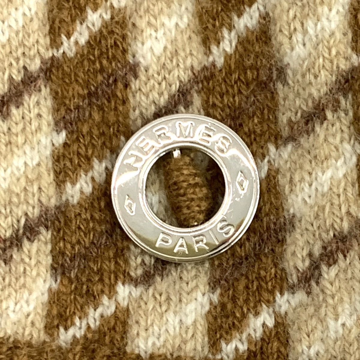 Hermes Hermes Houndstooth Cashmere Long Sleeve Knit Sweater K26WX Size XS / US 0-2 / IT 36-38 - 5 Thumbnail