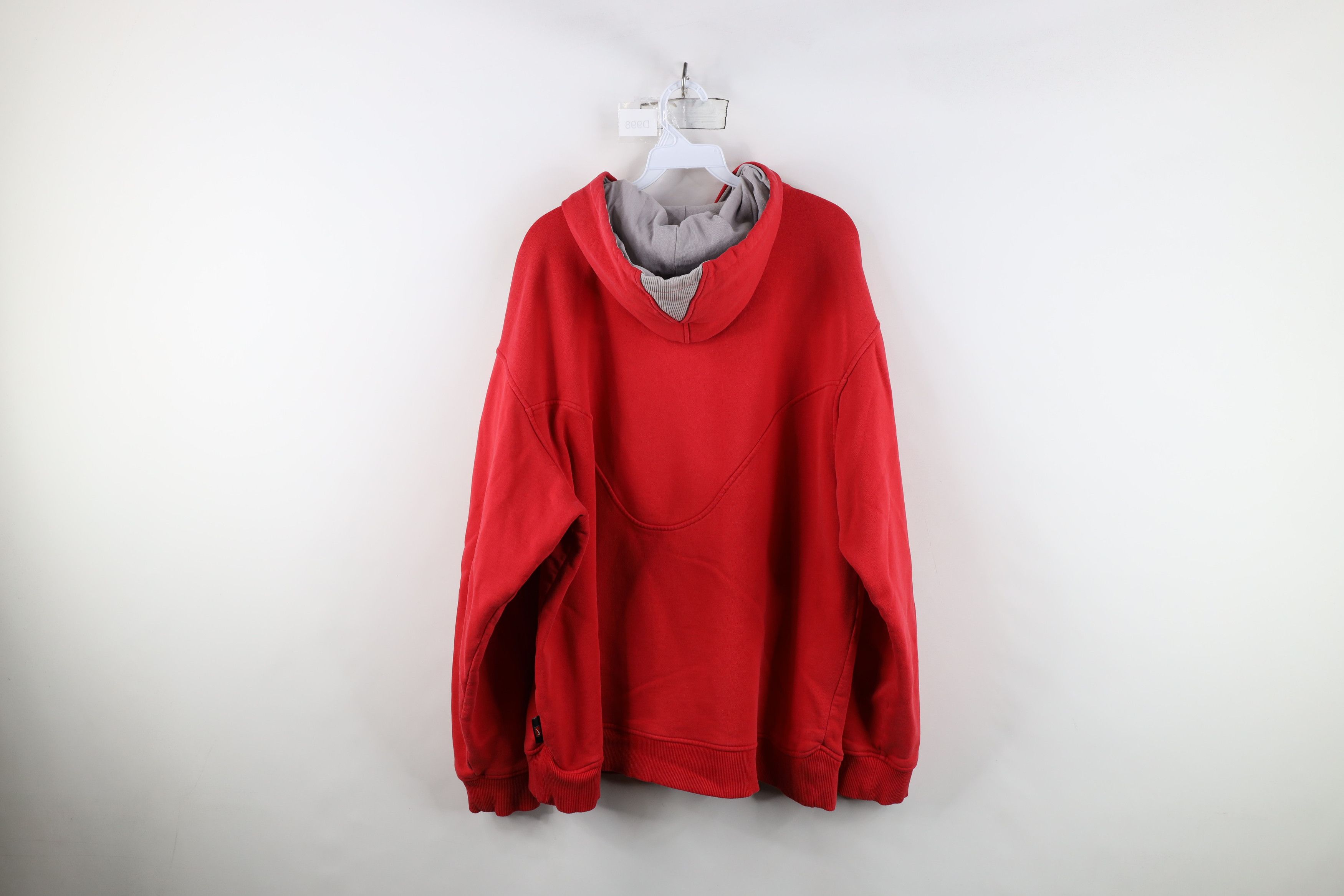 Nike Vintage Nike Center Swoosh Ohio State University Hoodie Red Size US L / EU 52-54 / 3 - 14 Thumbnail