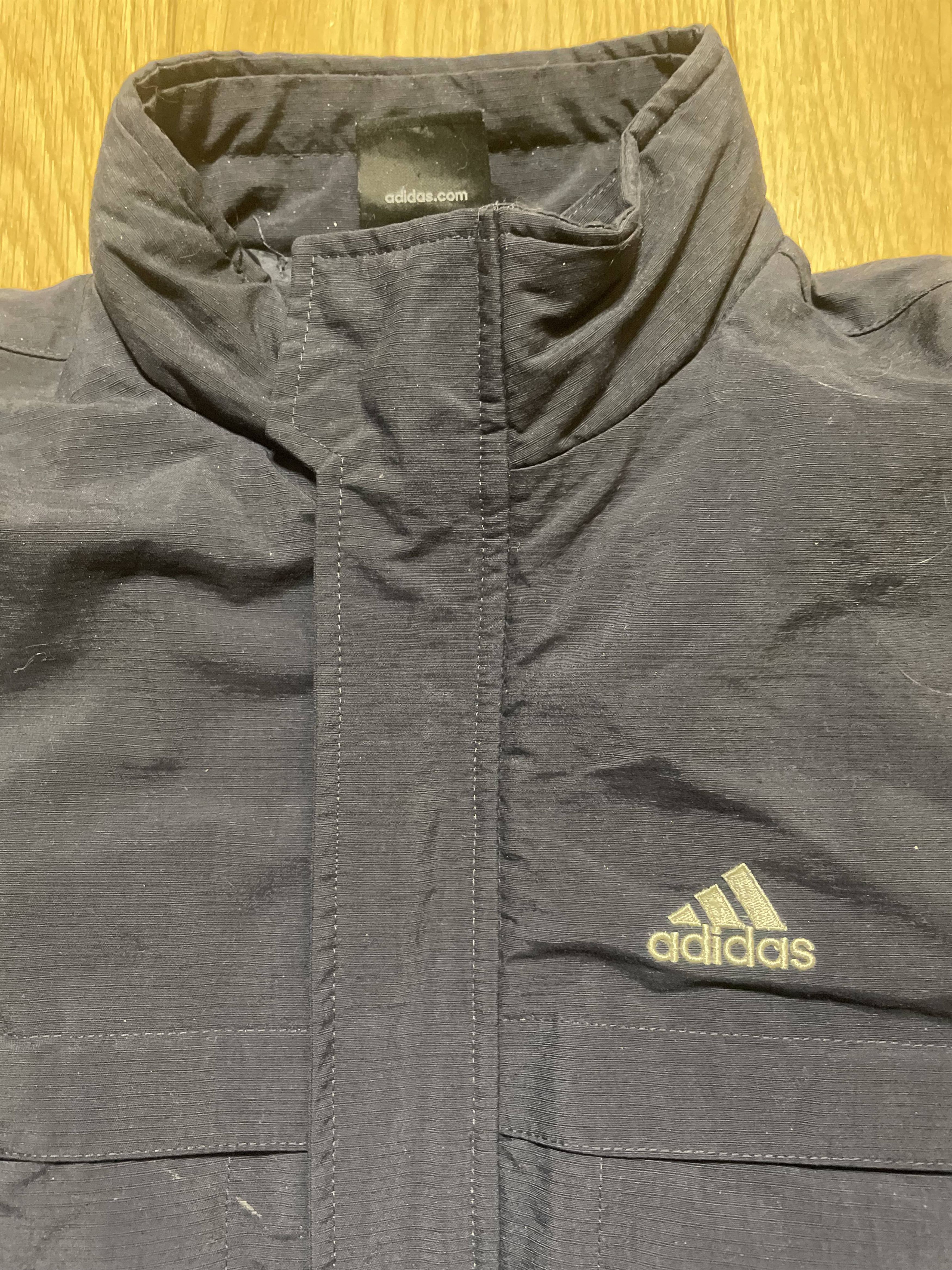 Adidas Adidas Vintage Navy Jacket Full Zip Minimal Size US XS / EU 42 / 0 - 2 Thumbnail