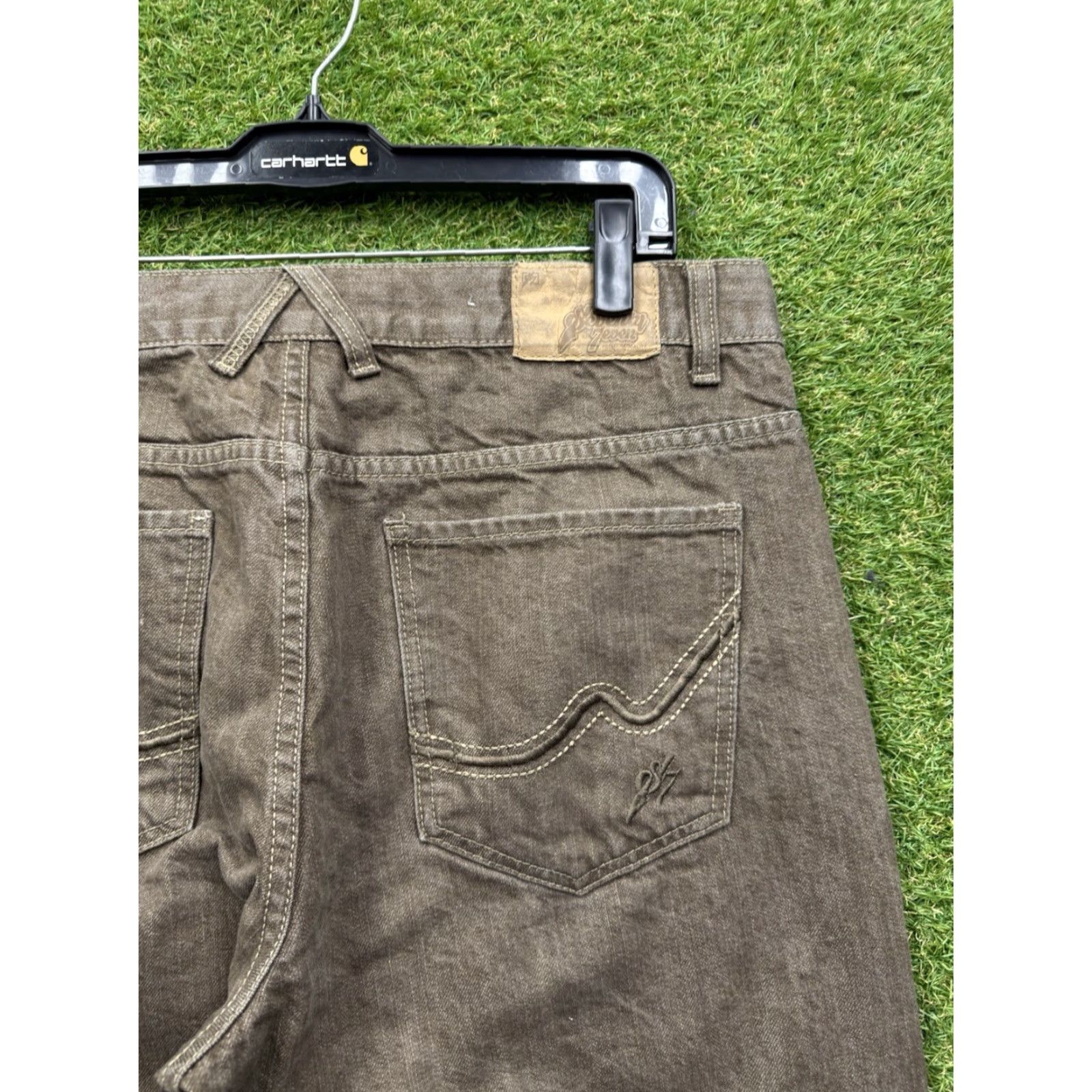 Vintage Seventy Seven Vintage Jeans Men 36x32 Denim Relaxed Regular Fit Y2K Grunge Classic Style Thread: Cotton Blend Polyester Cotton Blue Size US 36 / EU 52 - 3 Thumbnail