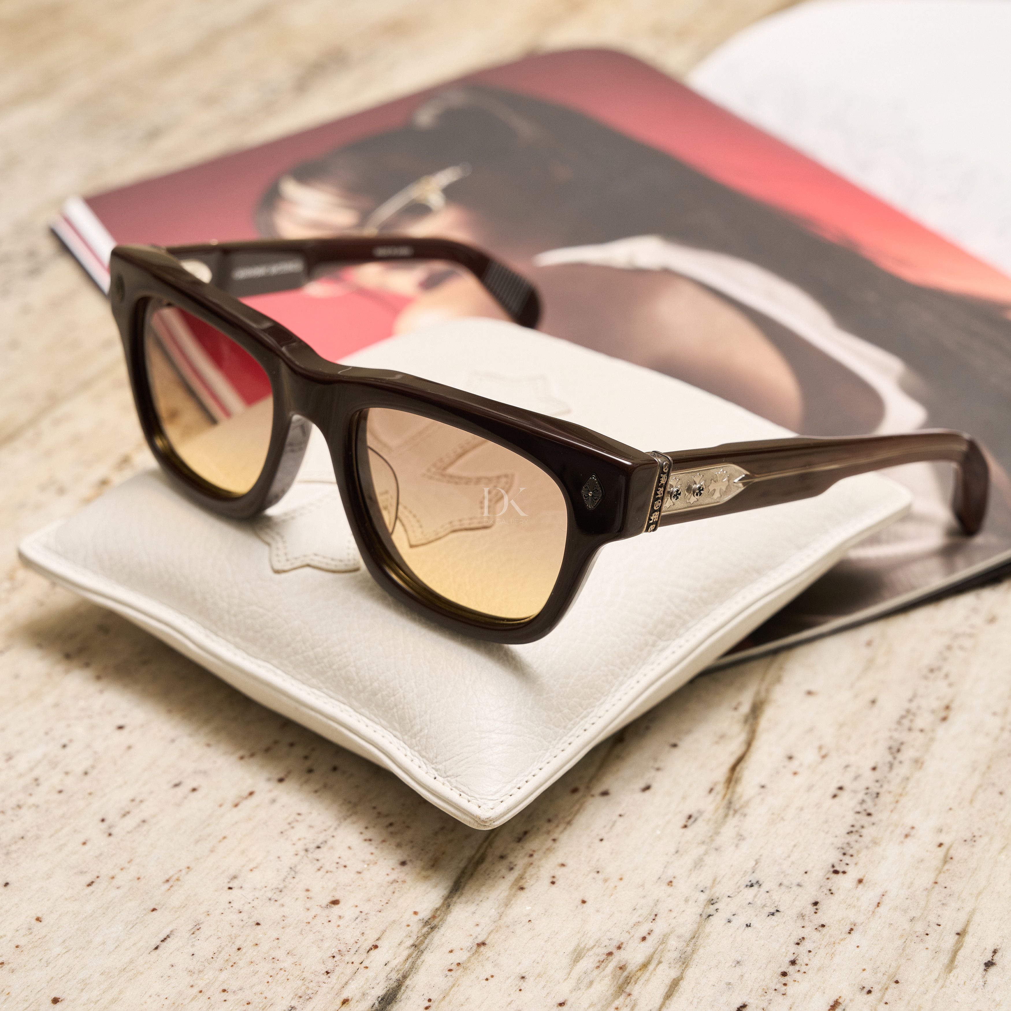 Chrome Hearts CHROME HEARTS DICK FITZENER CLASSIC BROWN Size ONE SIZE - 1 Thumbnail