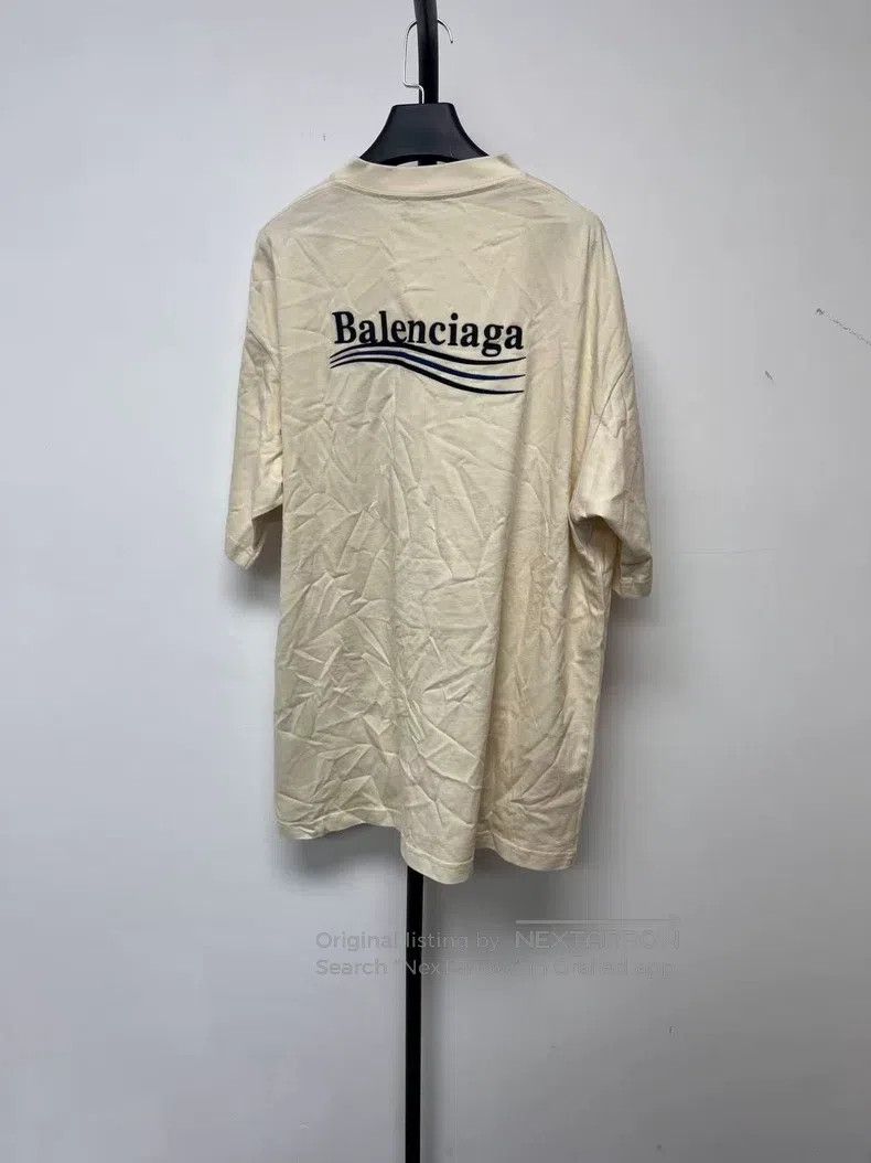 Balenciaga Balenciaga Letter Printed Round Neck Short Sleeve T-Shirt Size US L / EU 52-54 / 3 - 2 Thumbnail