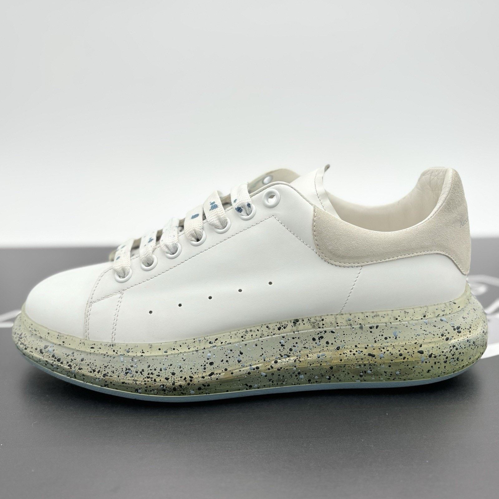 Alexander McQueen Alexander McQueen Clear Sole ' Splatter Blue ' | GREAT COND! Size US 11 / EU 44 - 8 Thumbnail