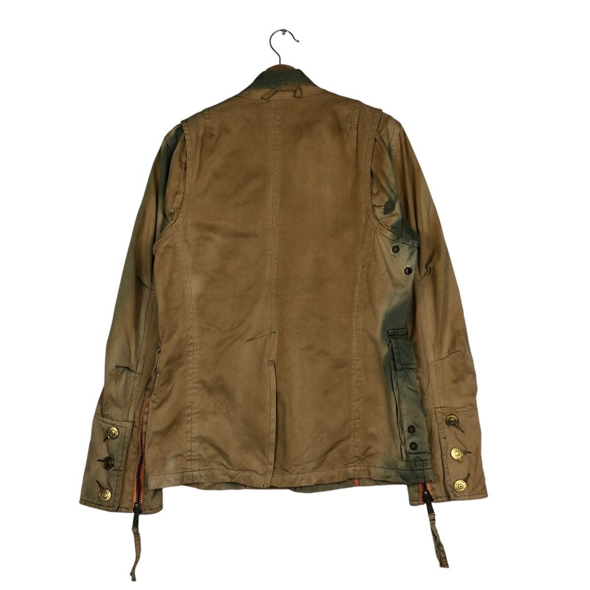 Japanese Brand 🔥VINTAGE CHORE BIKER JACKET DSQUARED2 ACID RUSTY DESIGN Size US S / EU 44-46 / 1 - 10 Thumbnail