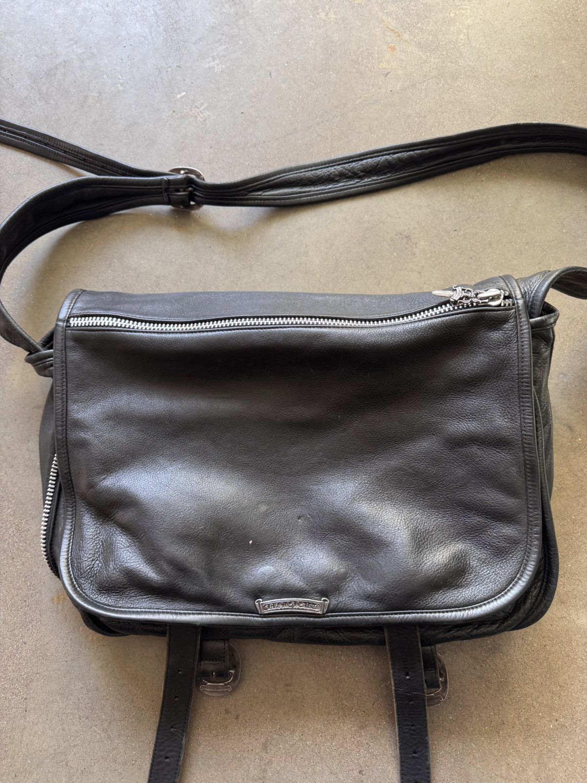 Chrome Hearts chrome hearts leather messenger bag Size ONE SIZE - 7 Thumbnail
