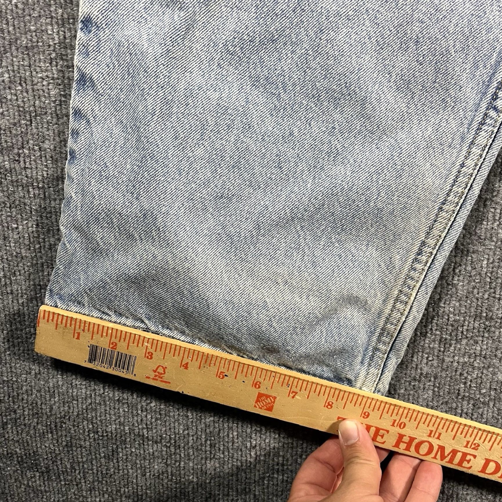 Anchor Blue VINTAGE Anchor Blue Beyond Baggy Jeans 28x31 Wide Leg Blue 90s Y2K Mens Size US 28 / EU 44 - 3 Thumbnail