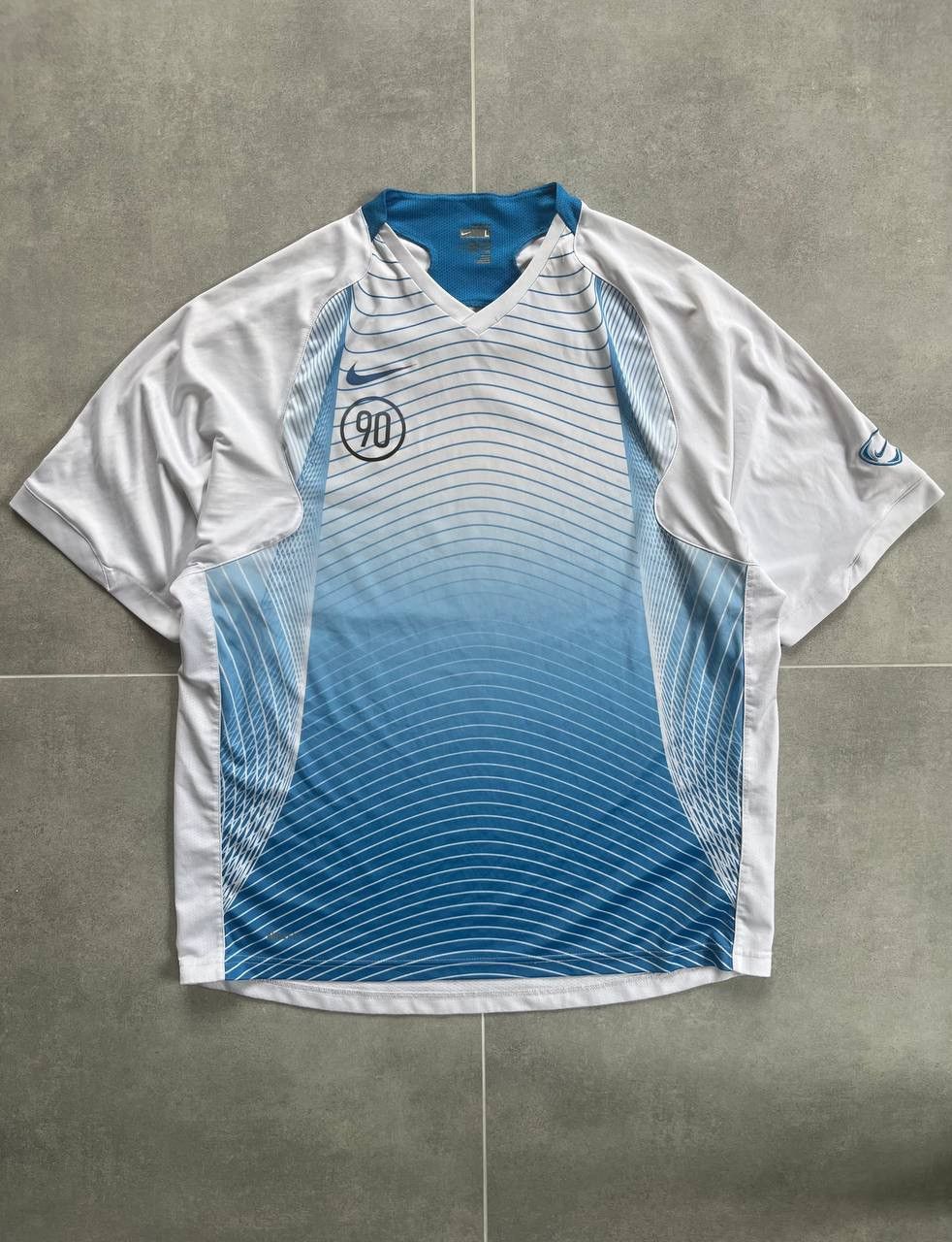 Nike Nike Fit Total 90 Blue Football Jersey Size US L / EU 52-54 / 3 - 1 Thumbnail