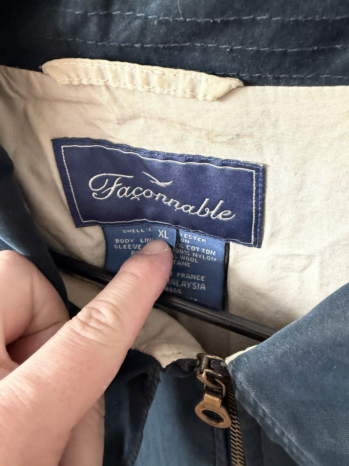 Faconnable Faconnable Vintage Windbreaker Size US XL / EU 56 / 4 - 2 Thumbnail