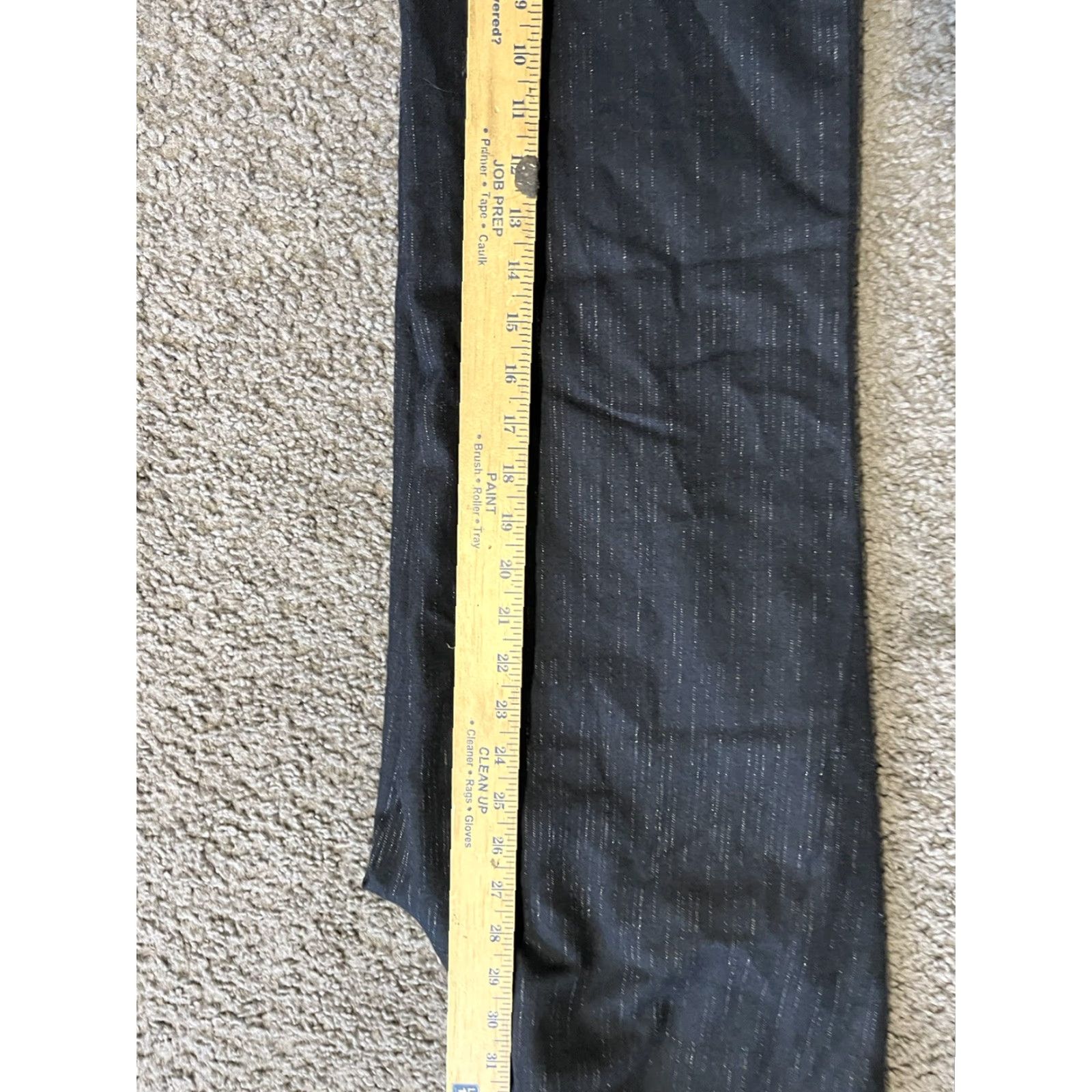 Hugo Boss HUGO BOSS Womens Dress Pants Navy Blue Striped Virgin Wool Size 8 Business Casual Size 30" / US 8 / IT 44 - 6 Thumbnail