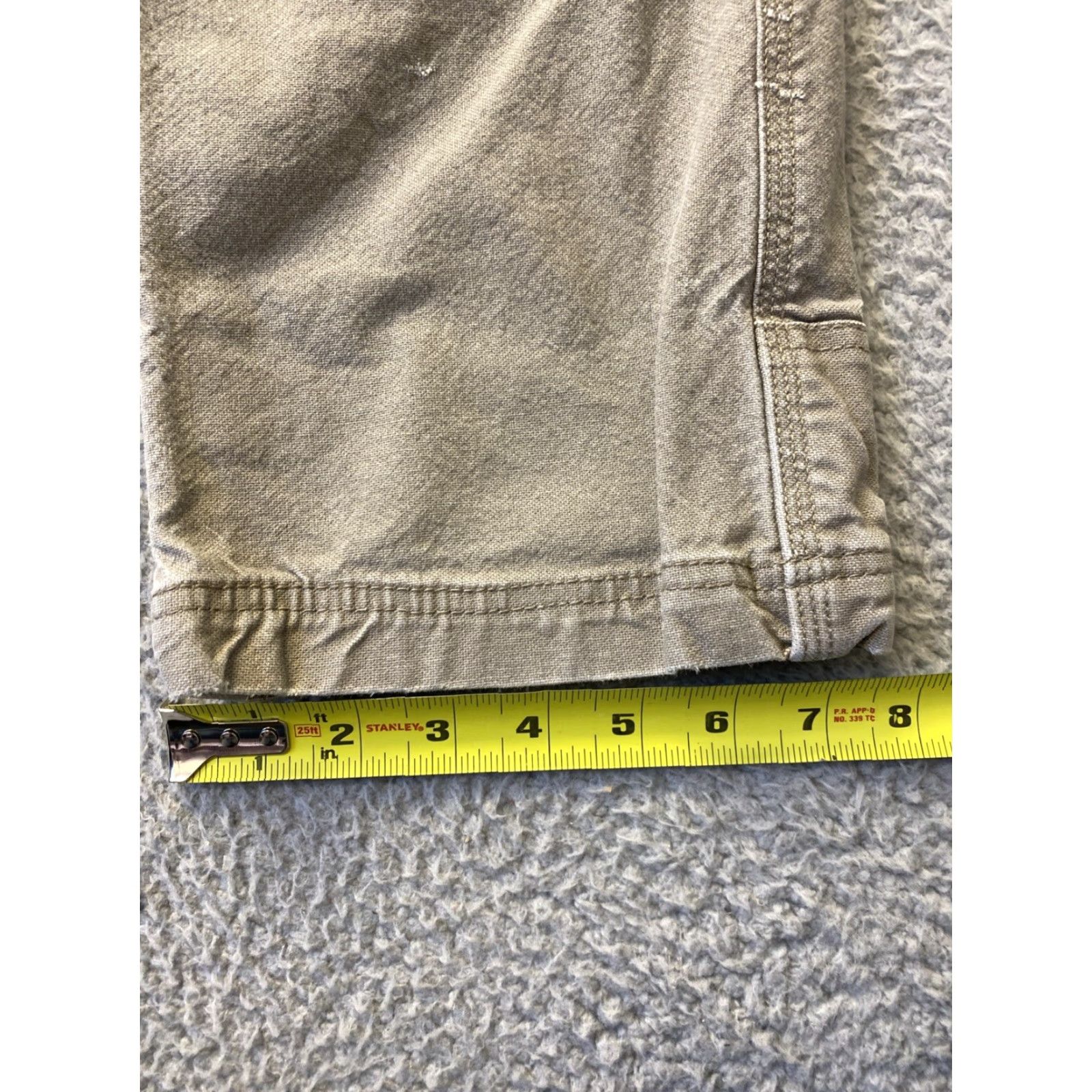 Vintage VINTAGE Hammer Drill Canvas Carpenter Work Pants Men 32 Waist Mid Rise Straight Leg Sand Cotton Durable Workwear Size US 32 / EU 48 - 7 Thumbnail