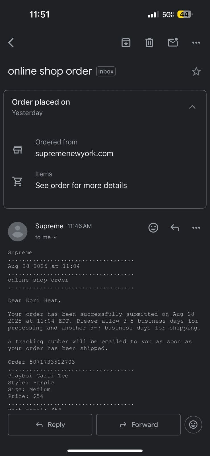 Supreme Supreme playboi carti t-shirt Size US M / EU 48-50 / 2 - 2 Thumbnail