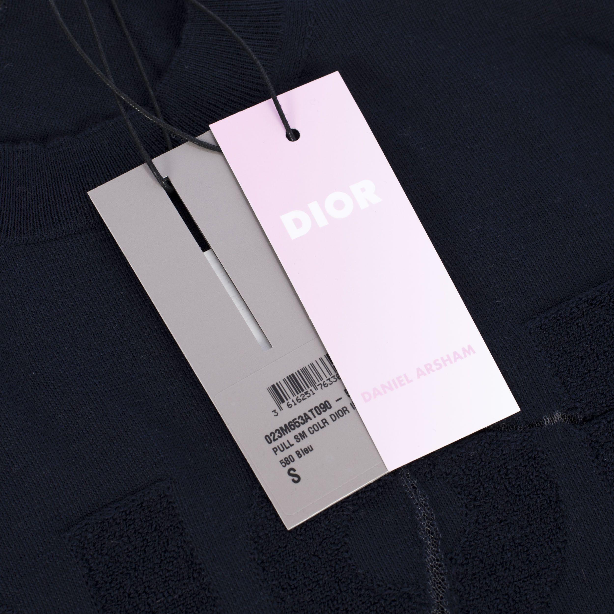 Dior Navy Blue Wool & Silk Sweater With DIOR AND DANIEL ARSHAM Size US L / EU 52-54 / 3 - 7 Thumbnail