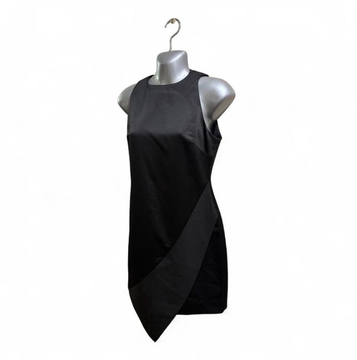 Other AQ/AQ Black Mini Dress w/ Asymmetrical Design 6 Size M / US 6-8 / IT 42-44 - 5 Thumbnail