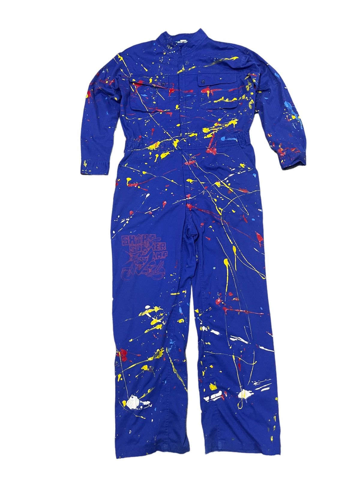 Vintage Vintage Double Diamond Paints Overall Worker Size US 37 - 1 Thumbnail