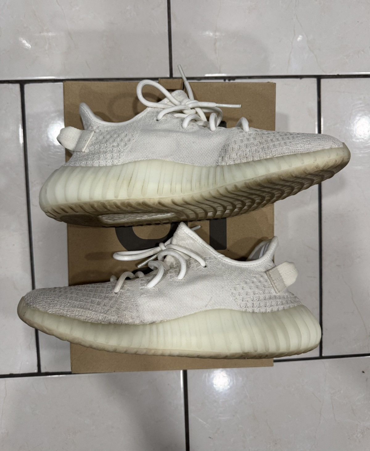Yeezy SZ 10.5 Adidas Yeezy Boost 350 V2 ‘Bone’ Size US 10.5 / EU 43-44 - 2 Thumbnail