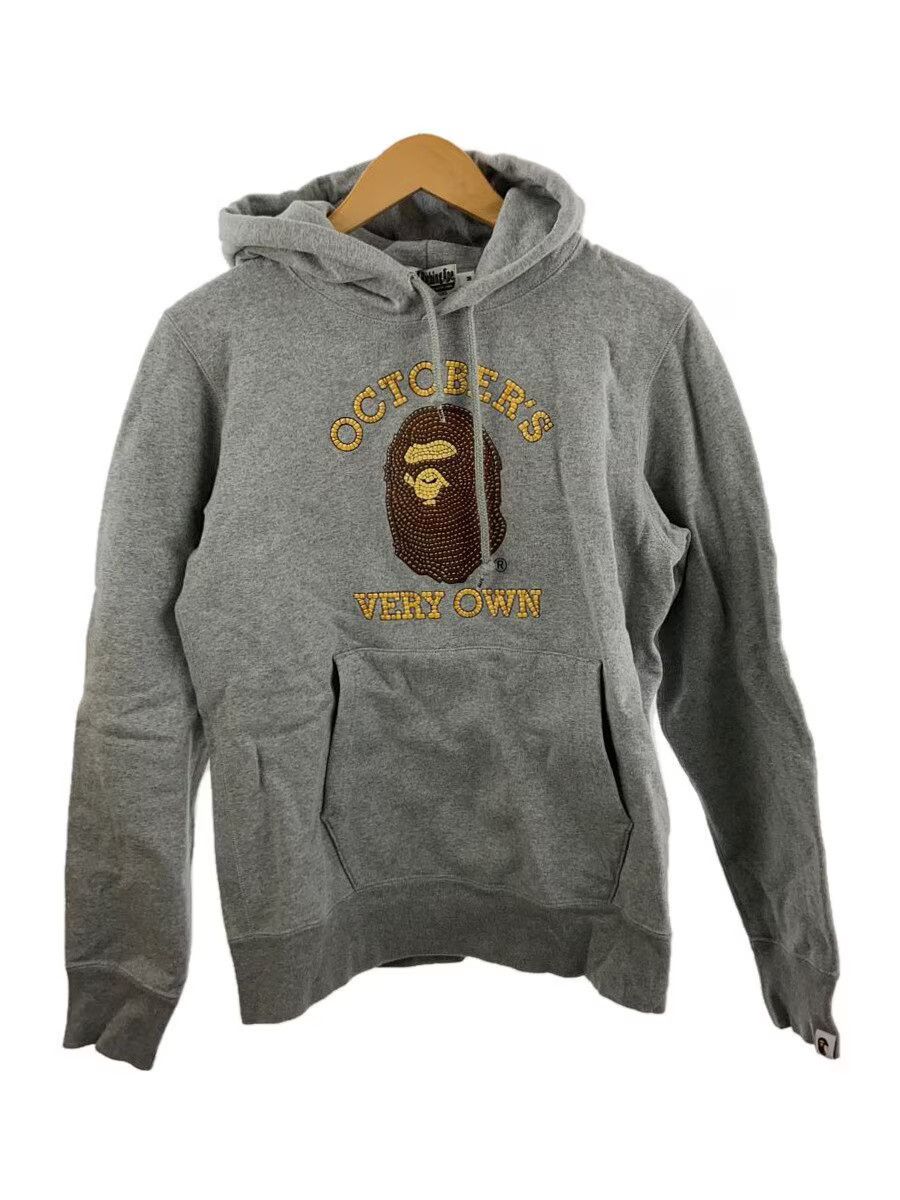 Bape A Bathing Ape Plain Cotton Hoodie Grey Size US M / EU 48-50 / 2 - 1 Thumbnail