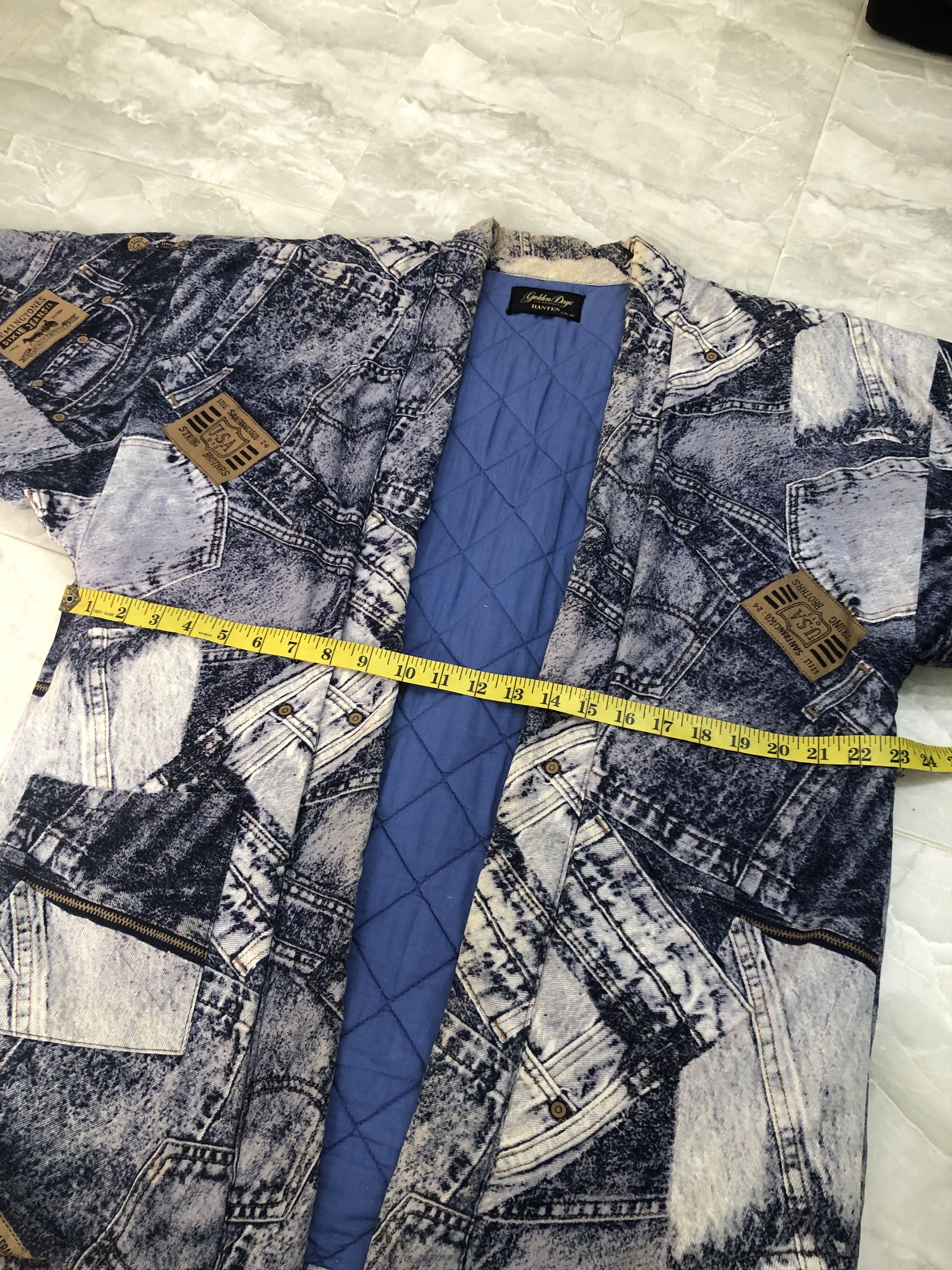 Japanese Brand Golden Days HANTEN Patchwork Jacket Size US L / EU 52-54 / 3 - 14 Thumbnail