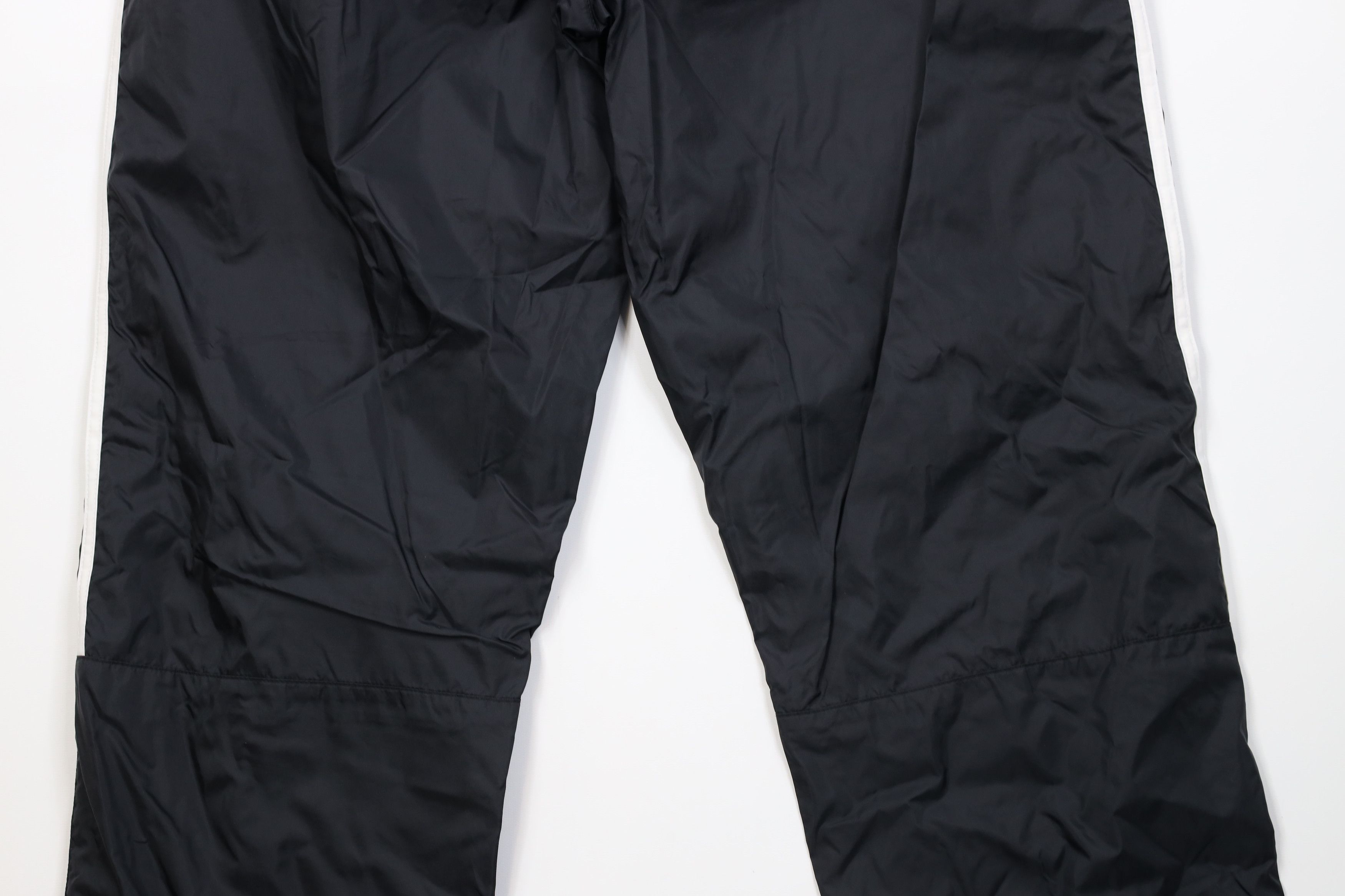 Adidas Vintage Y2K 2001 Adidas Wide Leg Windbreaker Pants Black Size US 36 / EU 52 - 13 Thumbnail