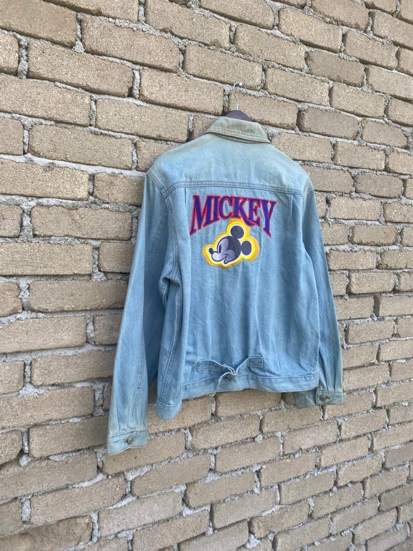 Disney Vintage Mickey Disney Denim Jacket Size US M / EU 48-50 / 2 - 9 Thumbnail