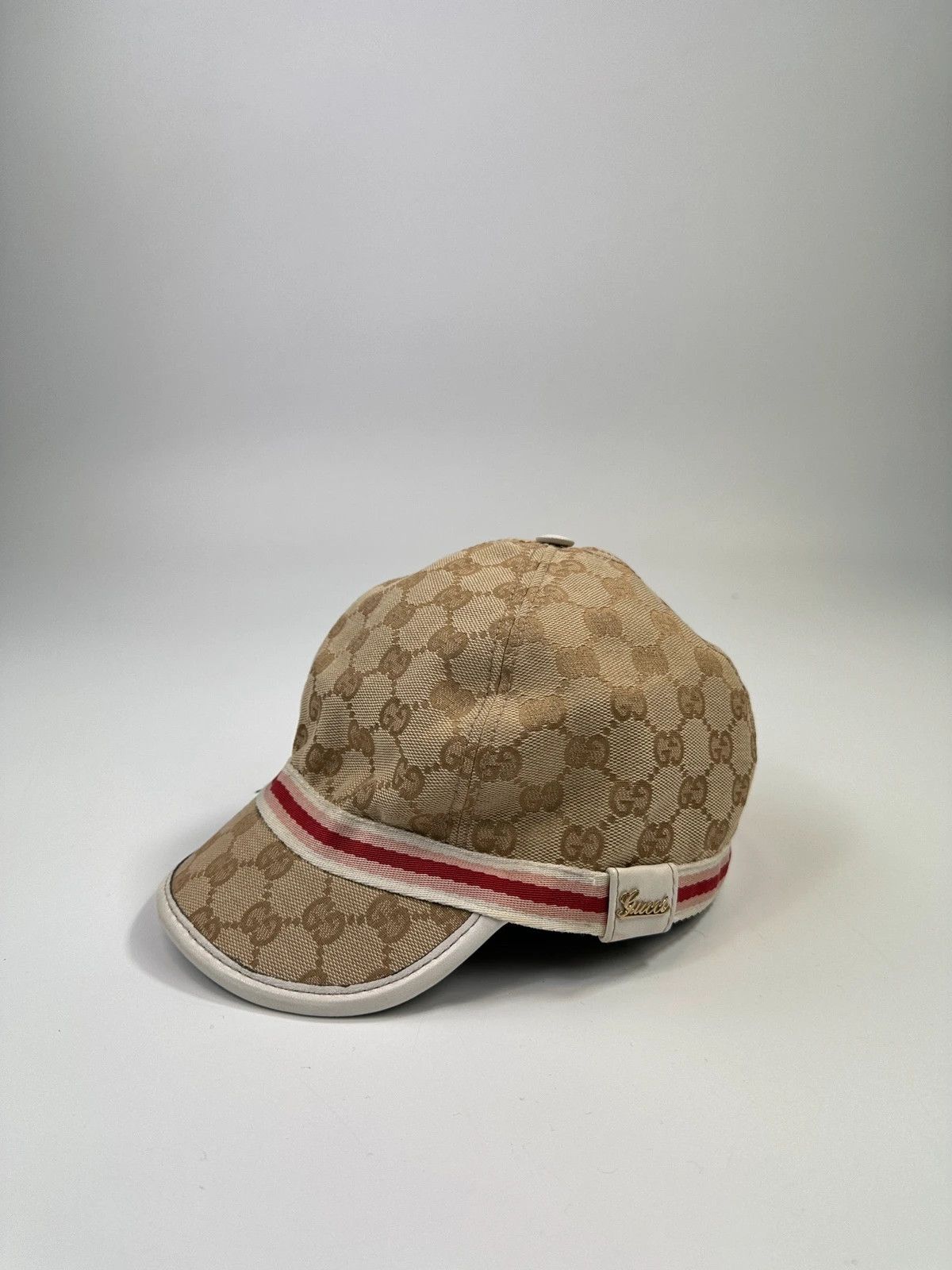 Gucci Gucci 00’s GG Monogram Pink Beige Baseball Cap Size ONE SIZE - 2 Thumbnail