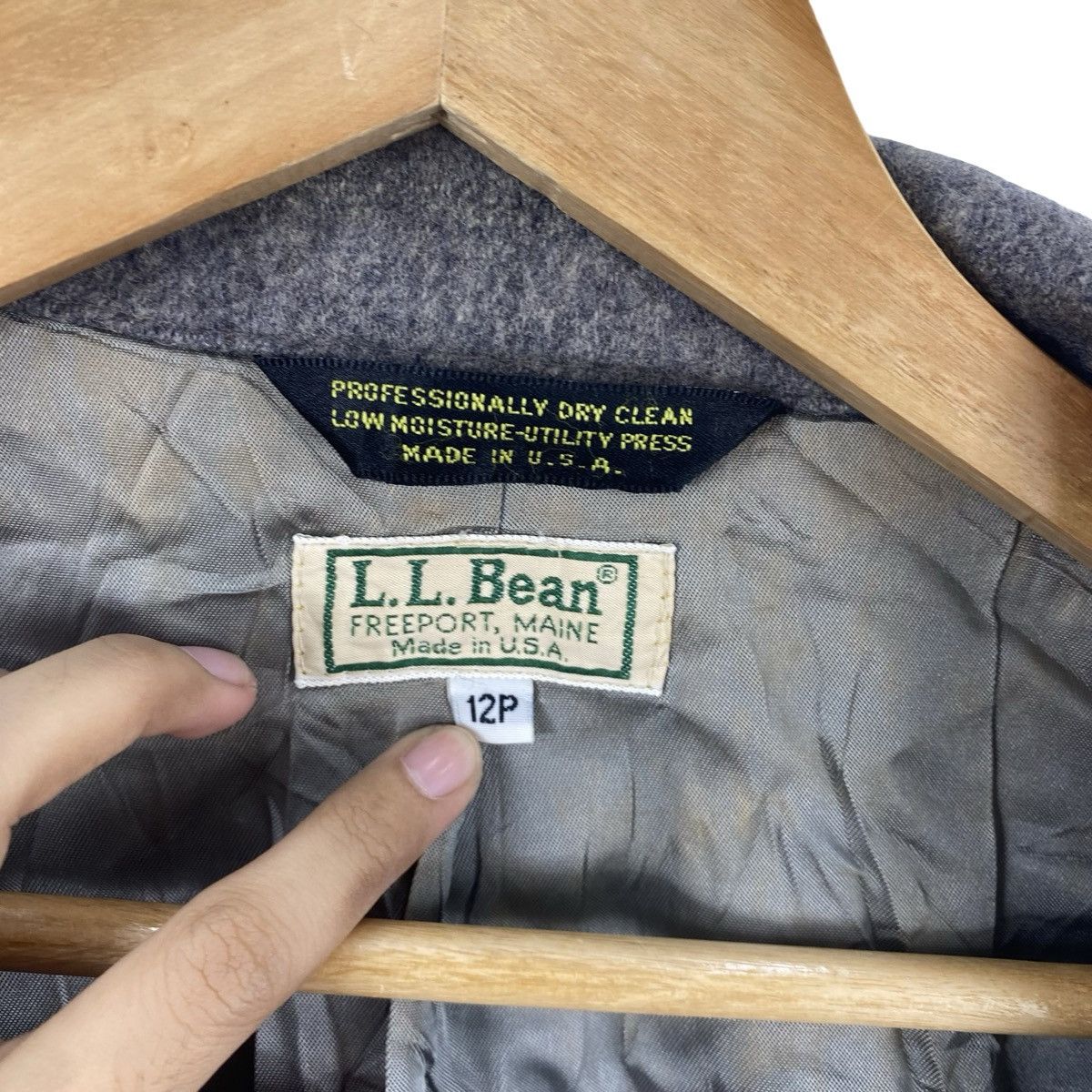 L.L. Bean Vintage L.L.BEAN Blazer Jacket Tailored Classic Workwear Size M / US 6-8 / IT 42-44 - 8 Thumbnail