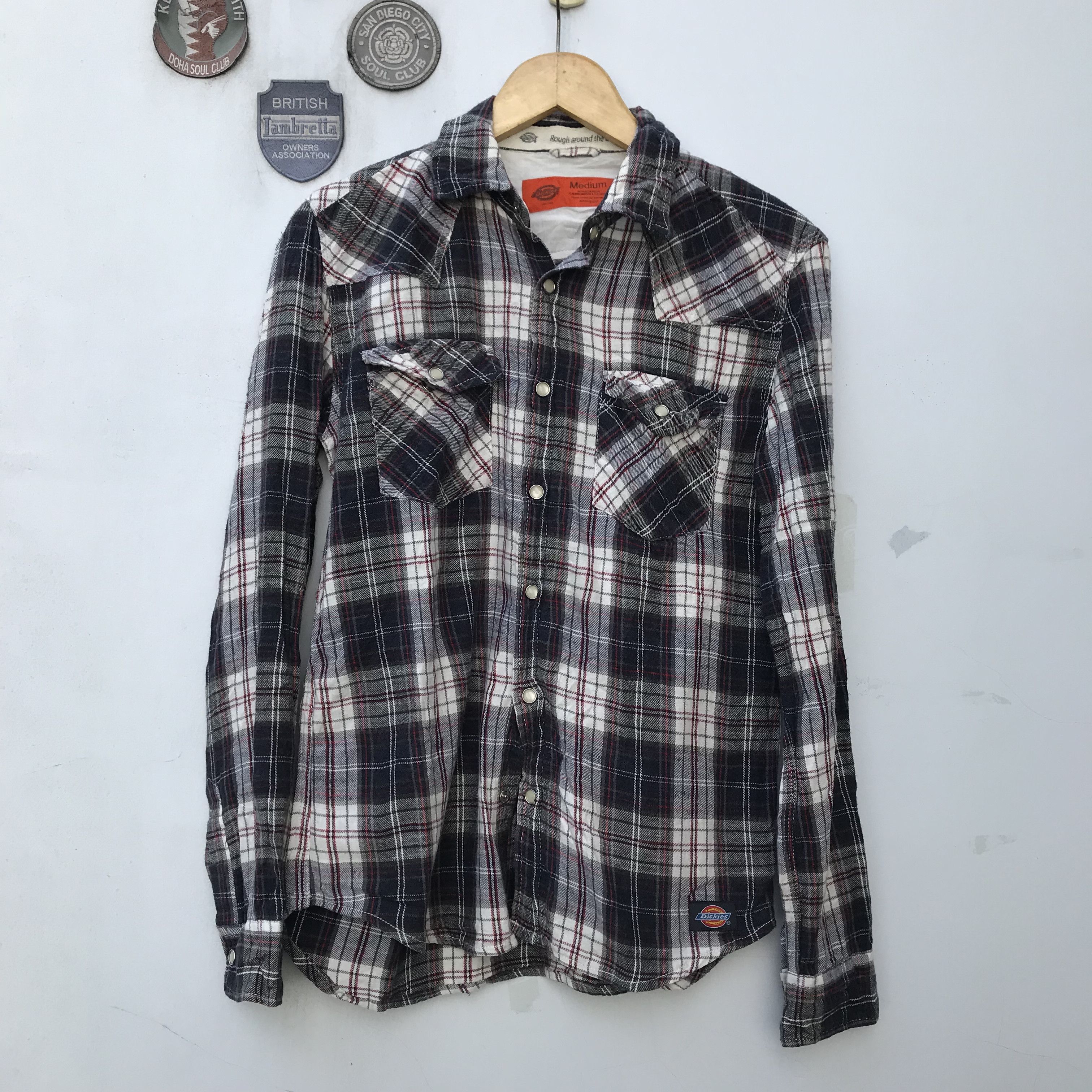 Dickies Vintage Dickies Japan Rugged sartorial Flannel Long Sleeves Size US M / EU 48-50 / 2 - 8 Thumbnail