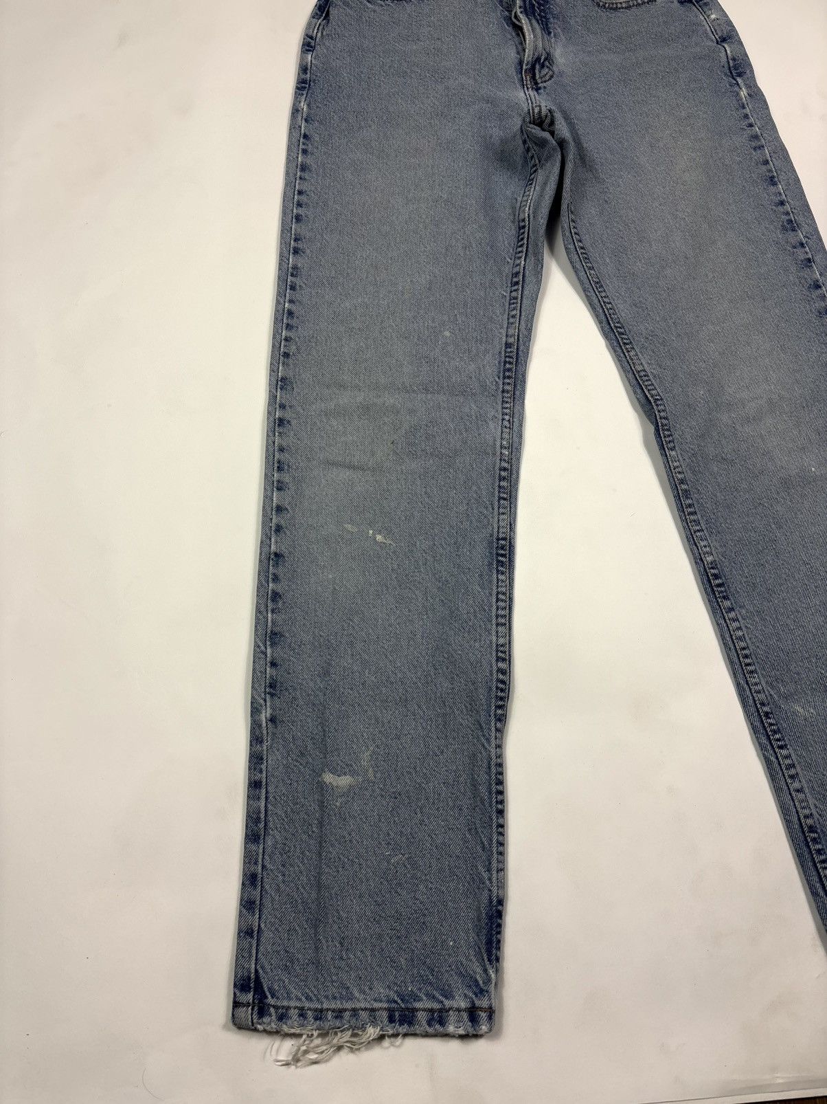 Tommy Hilfiger Vintage 1990s Tommy Jeans Light Wash Denim Size US 27 - 2 Thumbnail