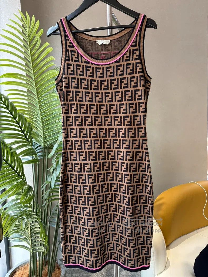 Other Fendi Monogrammed Dress Size XS / US 0-2 / IT 36-38 - 1 Thumbnail