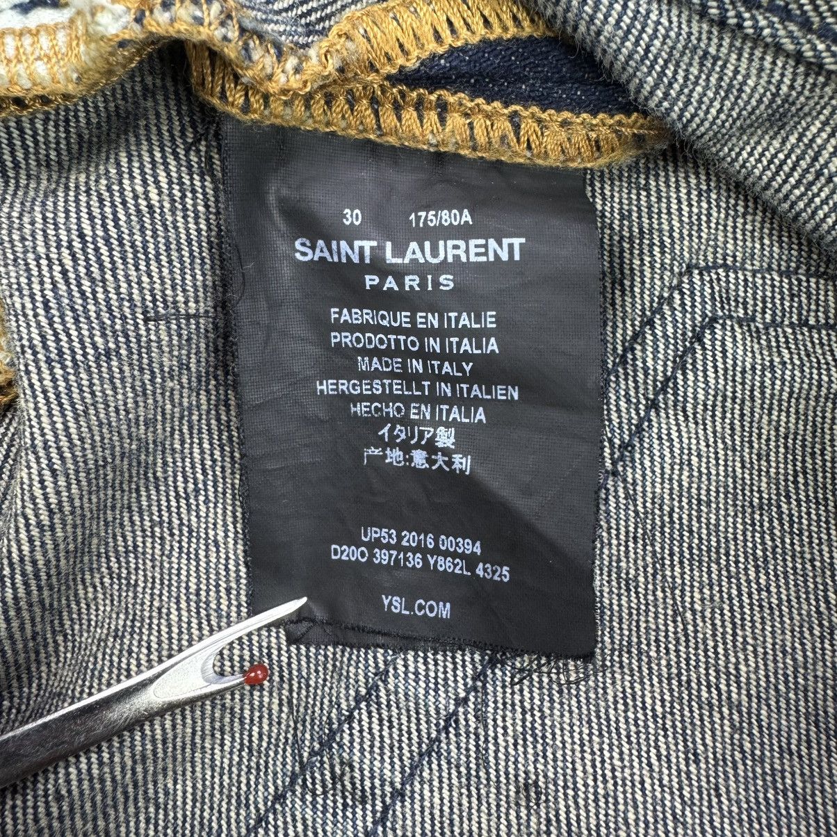 Saint Laurent Paris SAINT LAURENT PARIS FW16 BLUE D01 DENIM Size US 30 / EU 46 - 4 Thumbnail