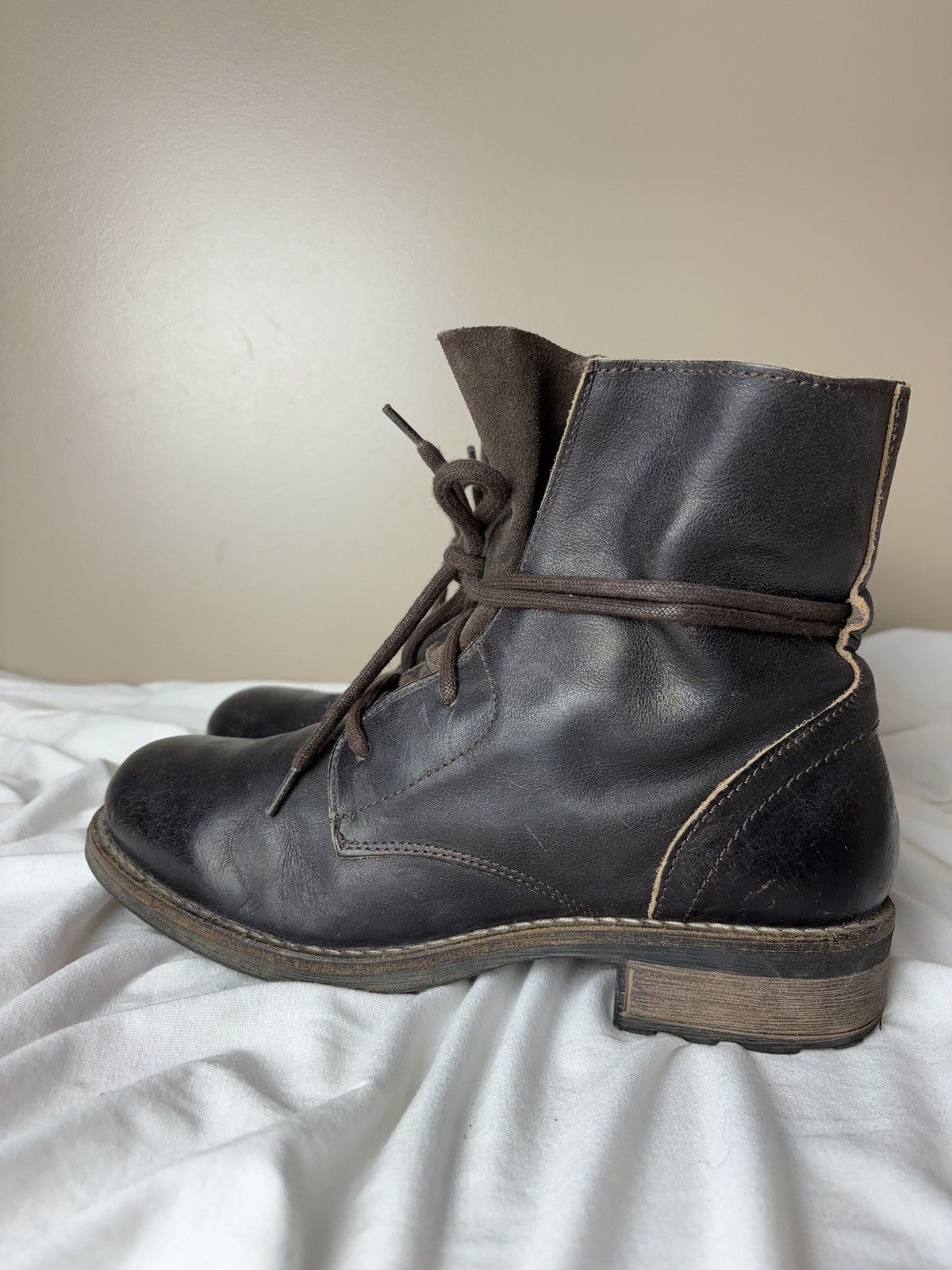 Buffalo London × Vintage Buffalo vintage leather biker boots as 98 style Size US 9 / IT 39 - 8 Thumbnail
