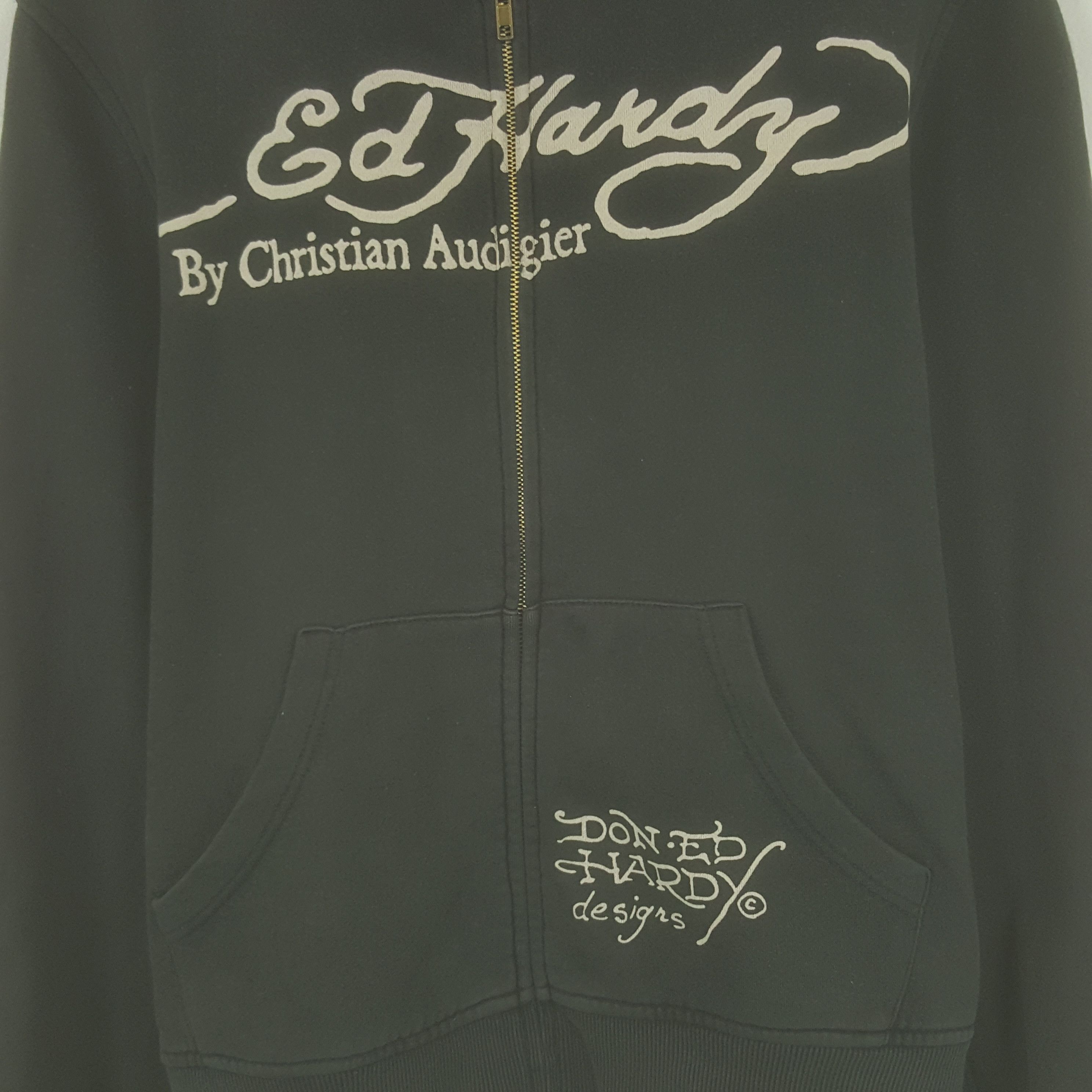 Christian Audigier × Ed Hardy × Vintage Vintage Ed Hardy by Christmas Audigier Zipper Hoodies Size US S / EU 44-46 / 1 - 4 Thumbnail