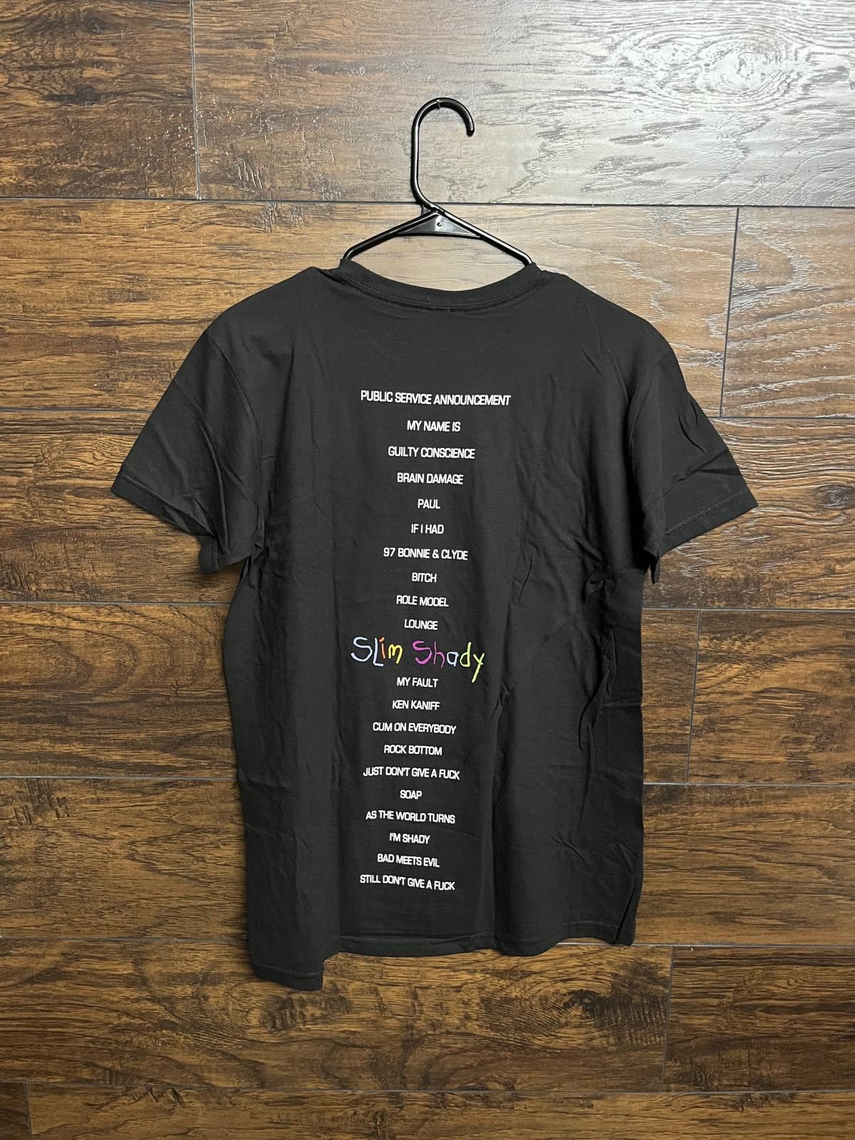 Designer T-shirt Eminem The Slim Shady Lp Shirt - Songs on Back Size US S / EU 44-46 / 1 - 2 Thumbnail
