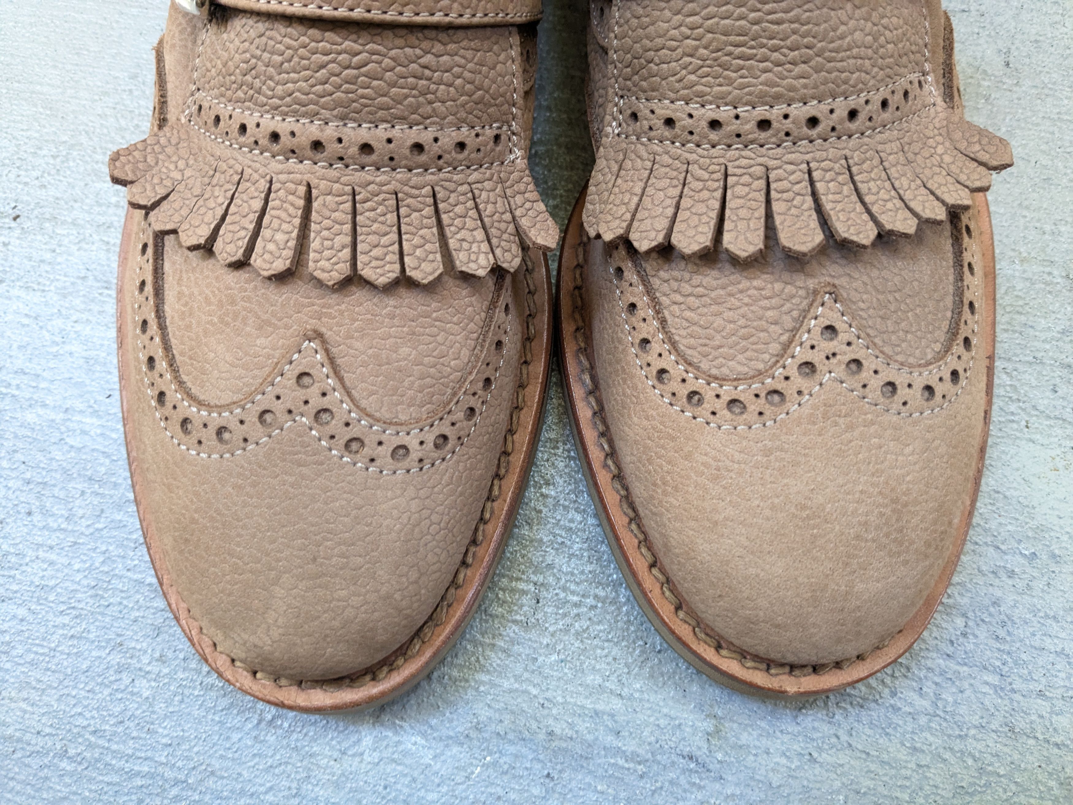 Brunello Cucinelli Brunello Cucinelli Monk Straps Brown 9 42 Fringe Buckle Size US 9 / EU 42 - 4 Thumbnail