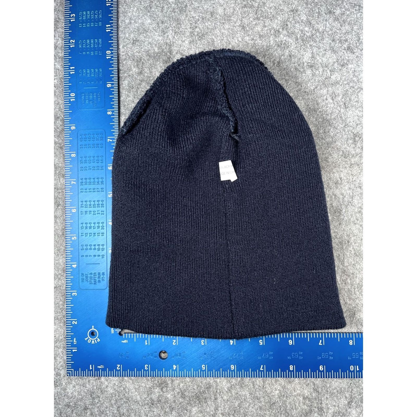 Vintage SRmax Beanie Mens One Size Blue Knit Stretch Slip Resistant Shoes Winter Hat Size ONE SIZE - 6 Thumbnail