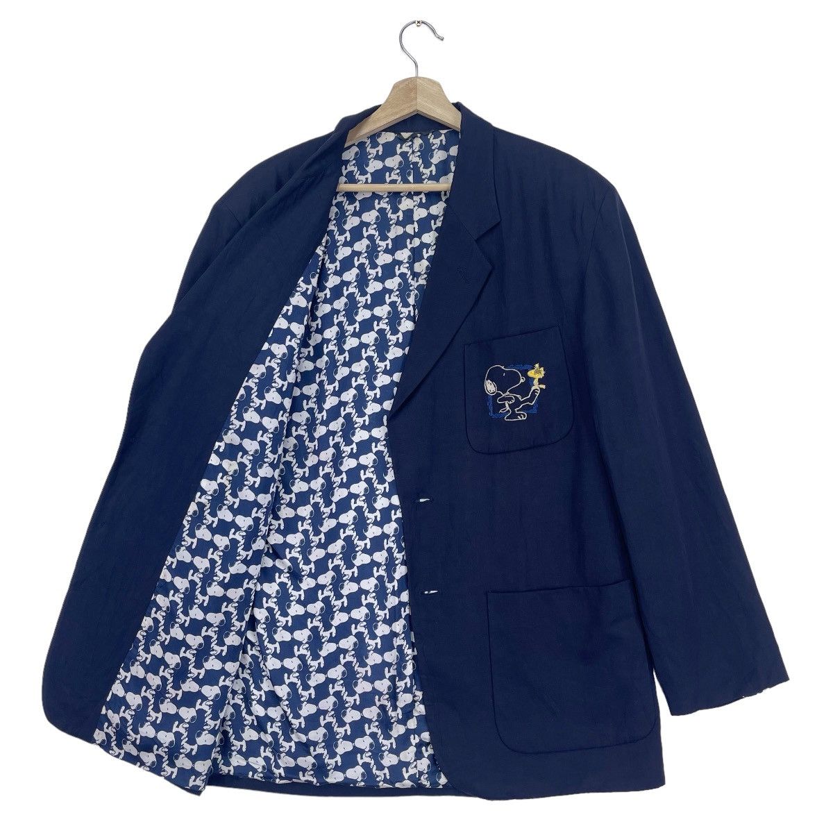 Iceberg × Peanuts × Vintage 99’s Iceberg X Peanuts Over Print Blazer Jacket Size US M / EU 48-50 / 2 - 1 Thumbnail