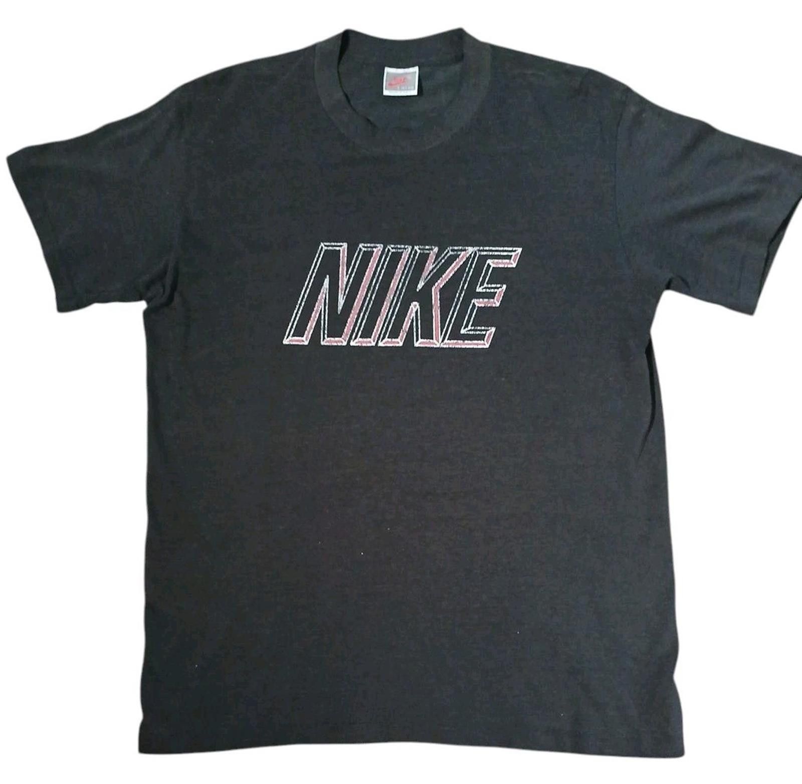 Nike 80's NIKE Men's Size Large Single Stitch T-Shirt Vintage Size US L / EU 52-54 / 3 - 1 Thumbnail