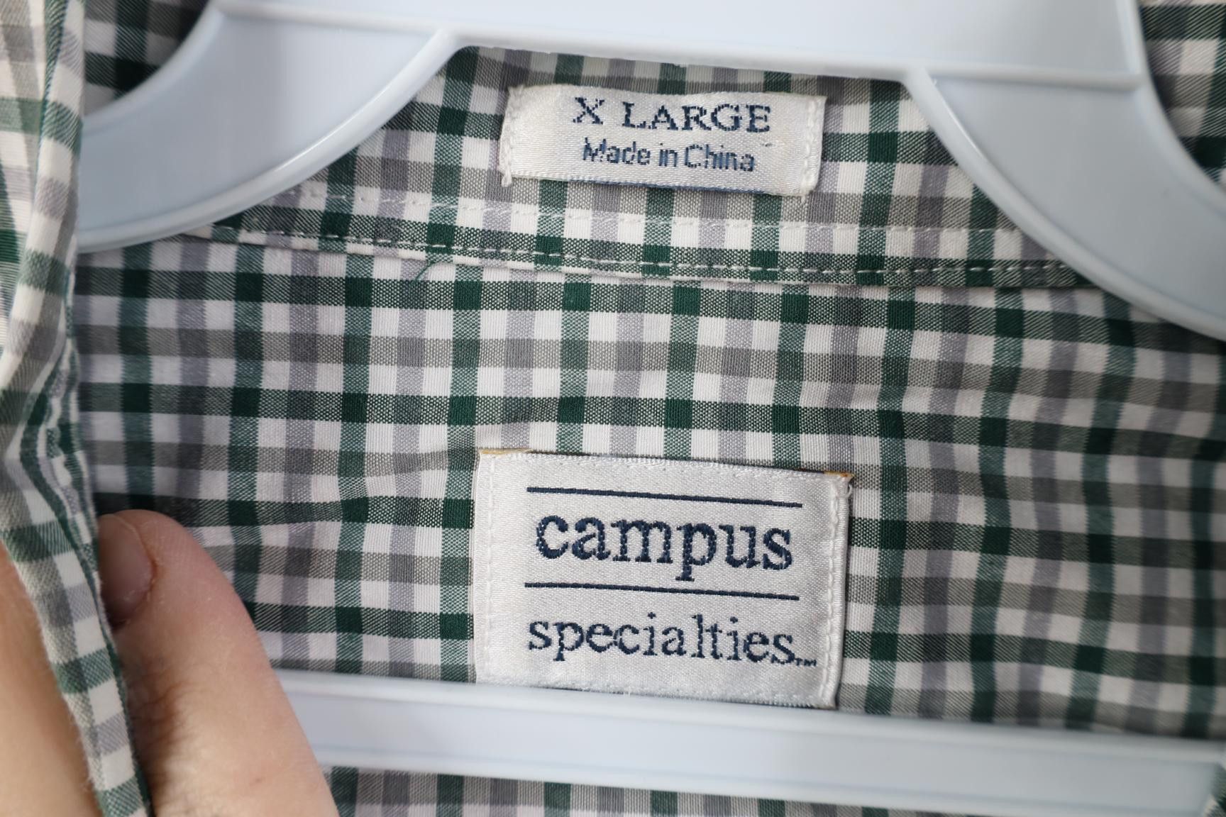 Vintage Vintage Head Michigan State University Collared Button Shirt Size US XL / EU 56 / 4 - 8 Thumbnail