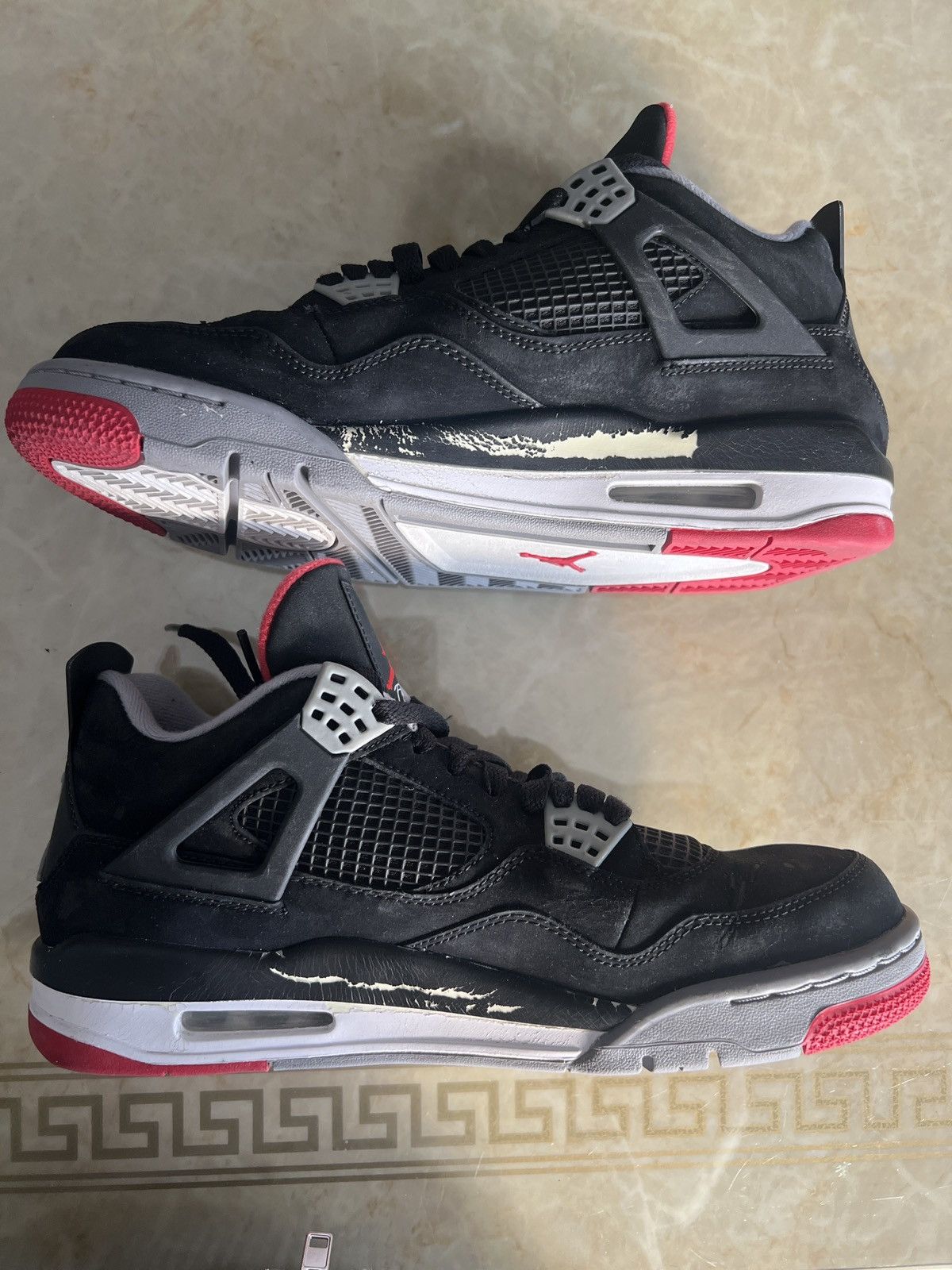 Jordan Brand Air Jordan 4 bred 2012 Size US 10.5 / EU 43-44 - 3 Thumbnail