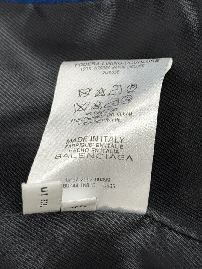 Balenciaga AW2007 Balenciaga Blue Royal Jacket By Nicolas Ghesquière Size M / US 6-8 / IT 42-44 - 17 Thumbnail