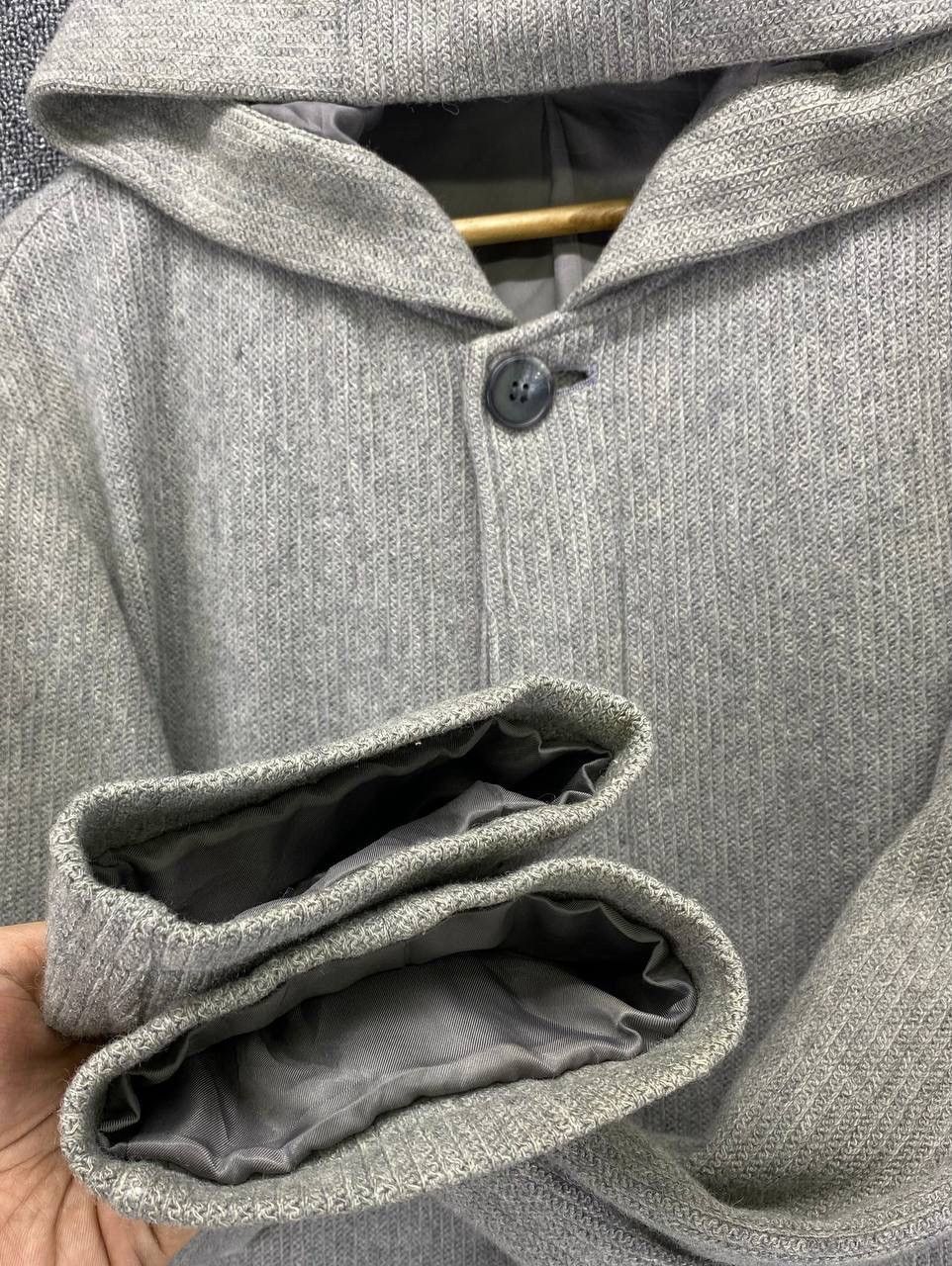 Yohji Yamamoto Vintage Yohji Yamamoto A.A.R Hoodie Wool Long Jacket Size US L / EU 52-54 / 3 - 15 Thumbnail