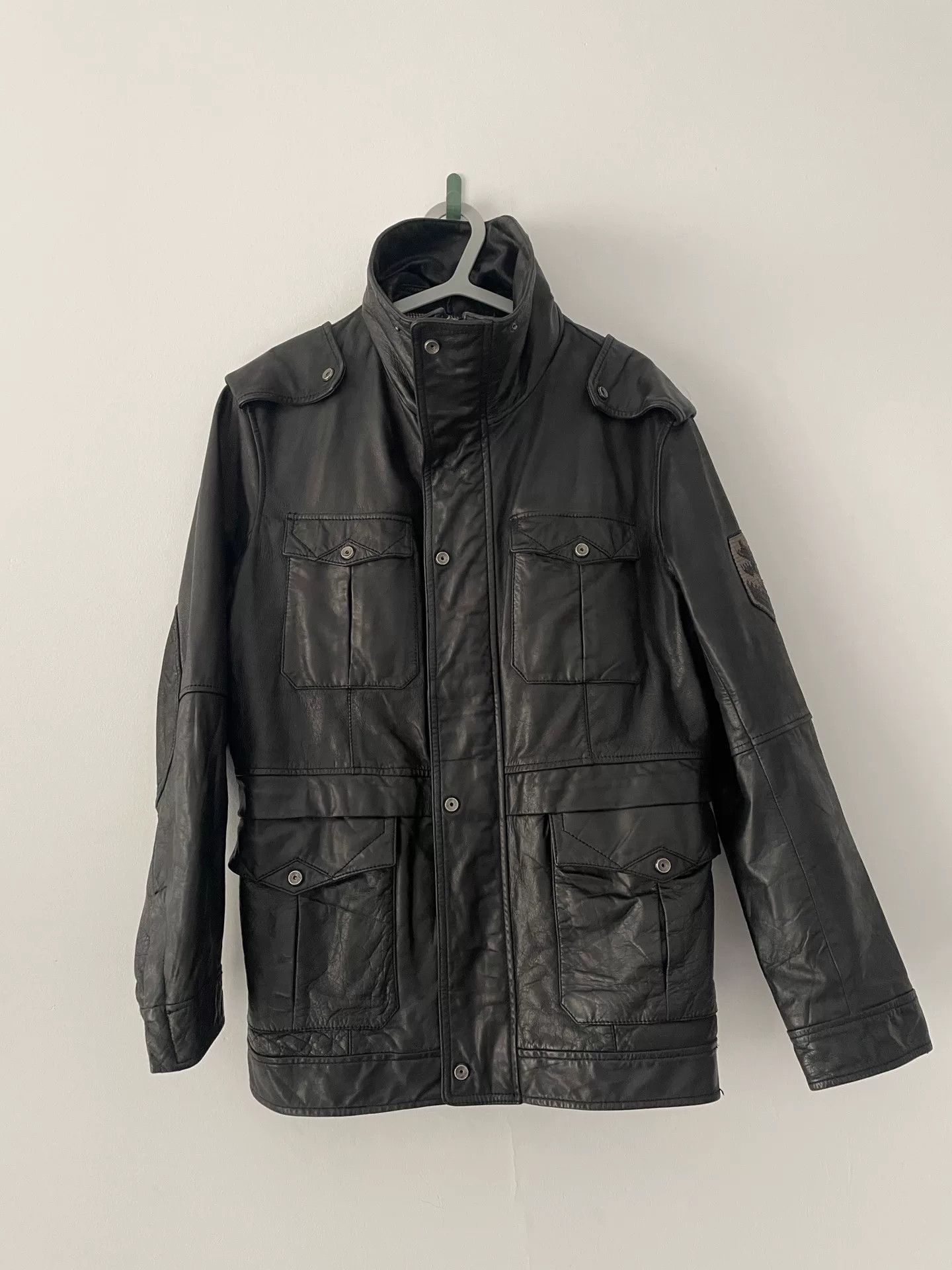 Diesel diesel leather jacket with multiple zippers Size US XXL / EU 58 / 5 - 1 Thumbnail