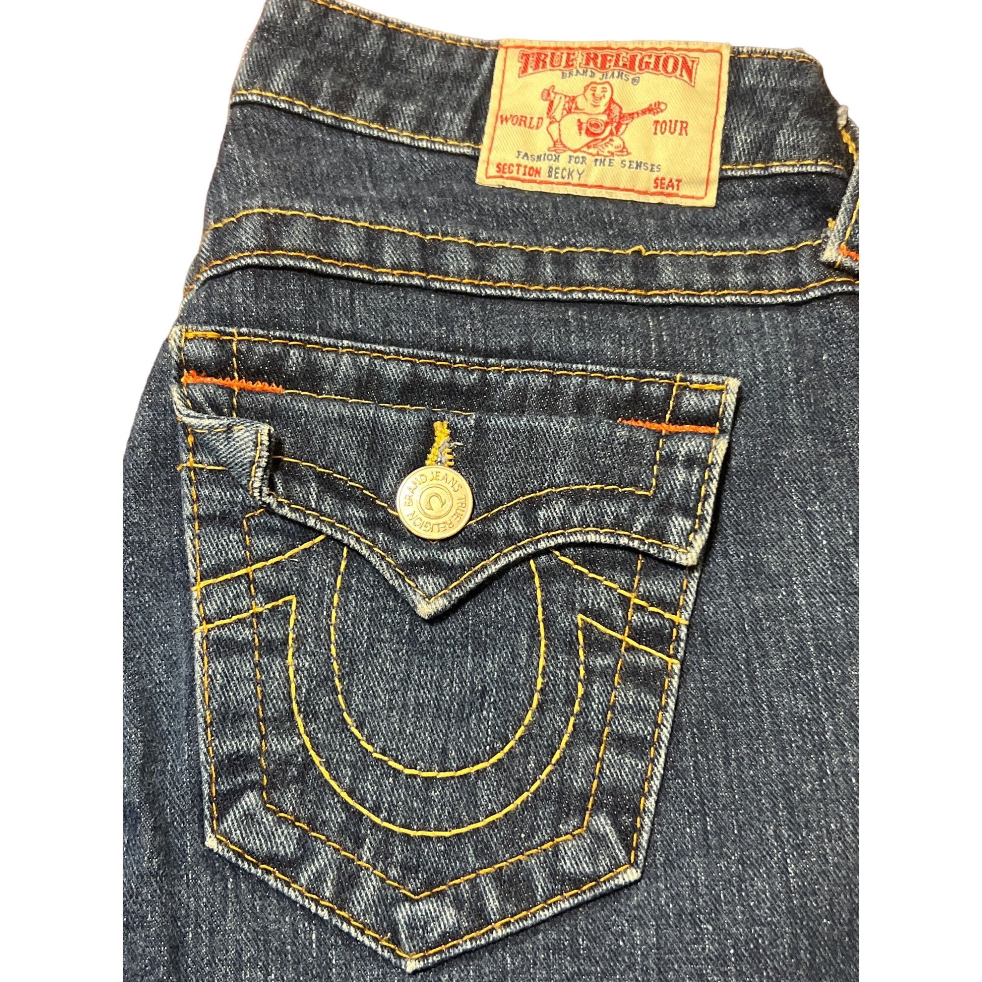 True Religion True Religion Womens Skinny Jeans Size 26 Dark Wash Cotton S Size 26" / US 2 / IT 38 - 4 Thumbnail