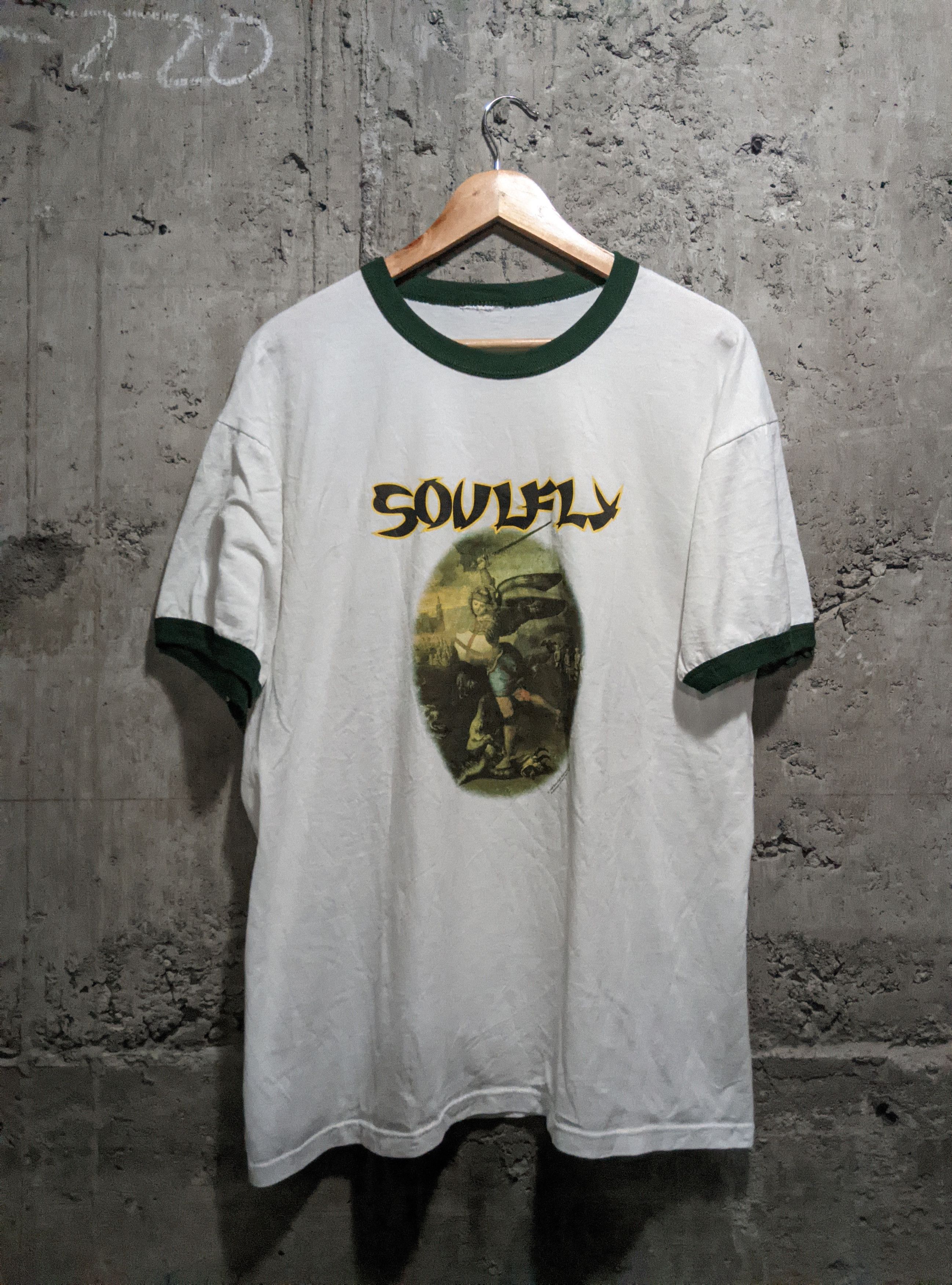 Band Tees × Vintage Vintage 1998 soulfly to god the most high ringer nu metal Size US XL / EU 56 / 4 - 1 Thumbnail