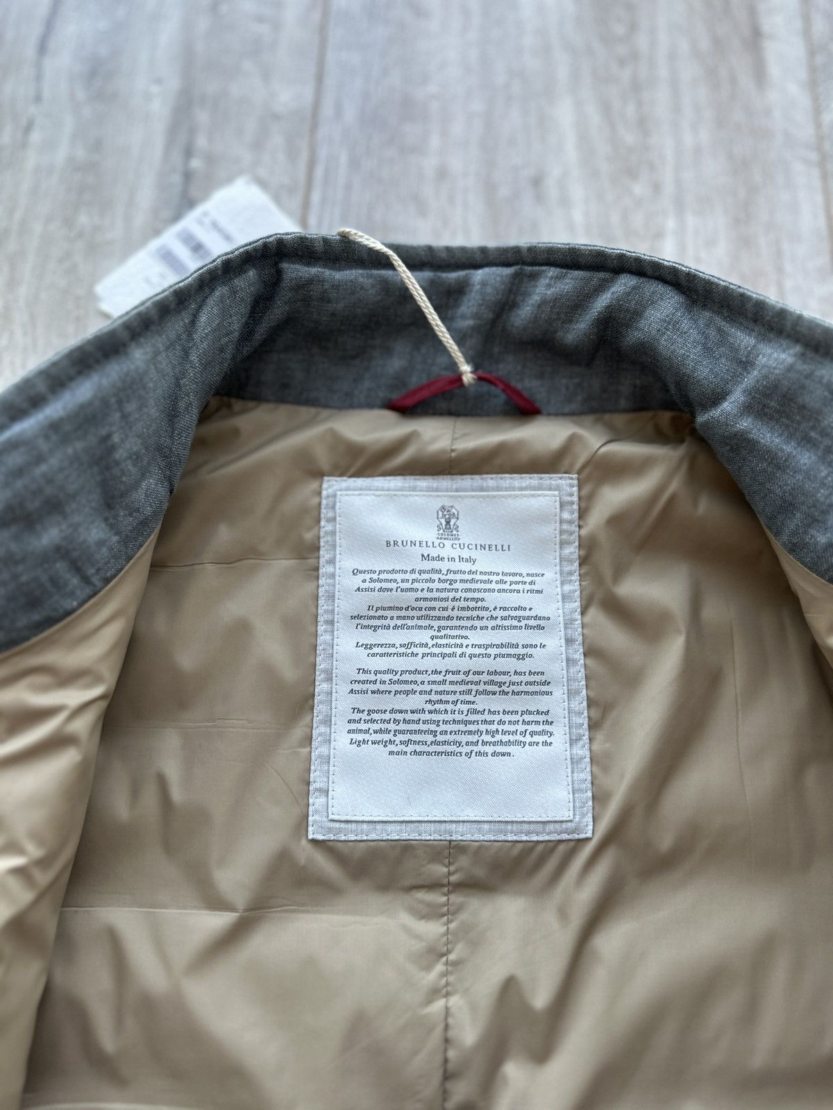 Brunello Cucinelli RRP $3350 Brunello Cucinelli Down Navy Vest Size US M / EU 48-50 / 2 - 11 Thumbnail