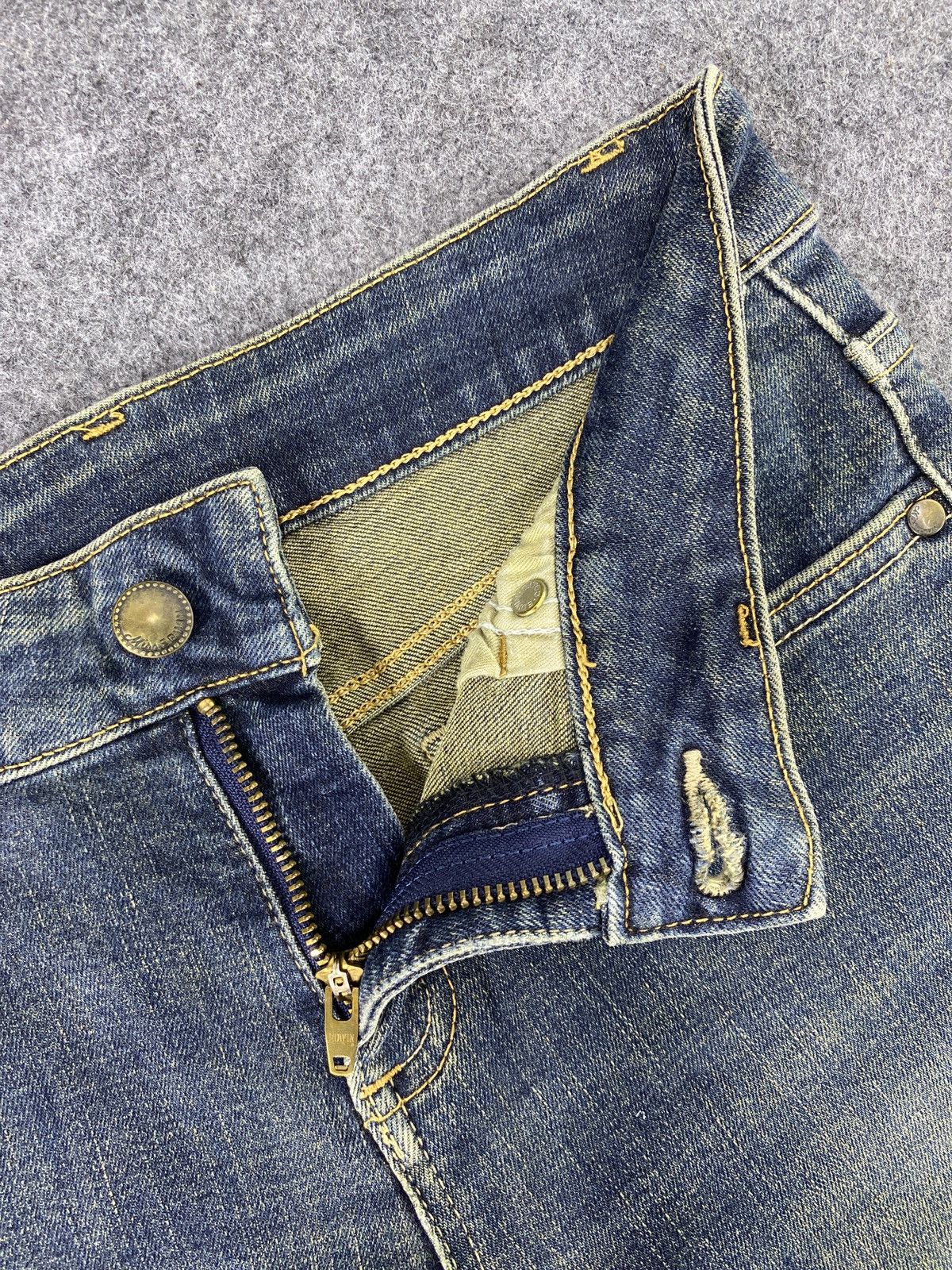 Edwin × Japanese Brand × Jean Miss Edwin Flare Blue Wash Jeans - J1052 Size 27" / US 4 / IT 40 - 7 Thumbnail