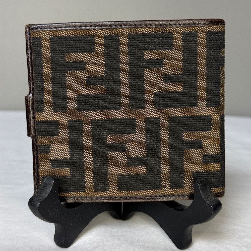 Fendi Fendi Zucca Monogram Bifold Wallet w/ Snap Closure Vintage Size ONE SIZE - 5 Thumbnail